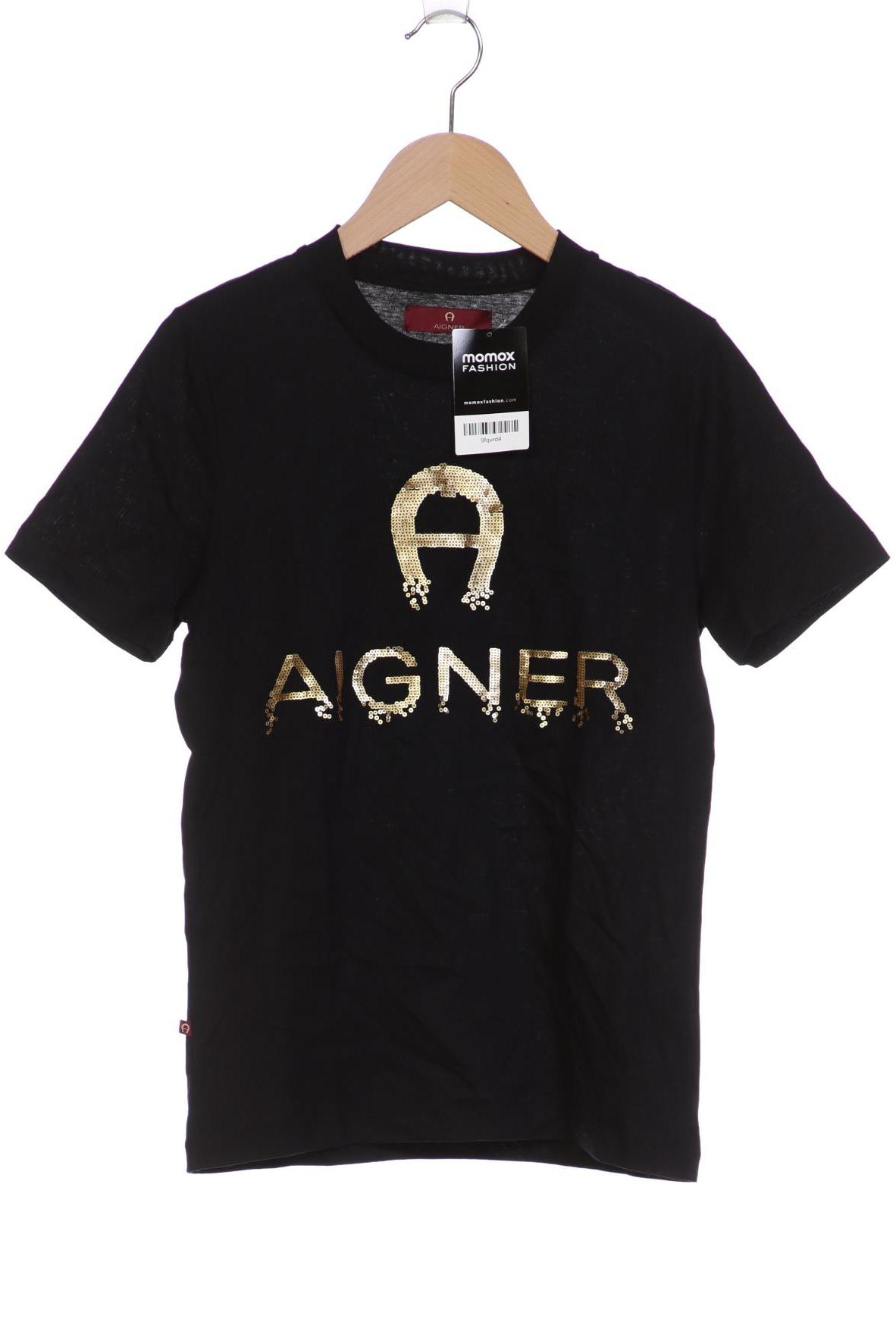 

Aigner Damen T-Shirt, schwarz, Gr. 36