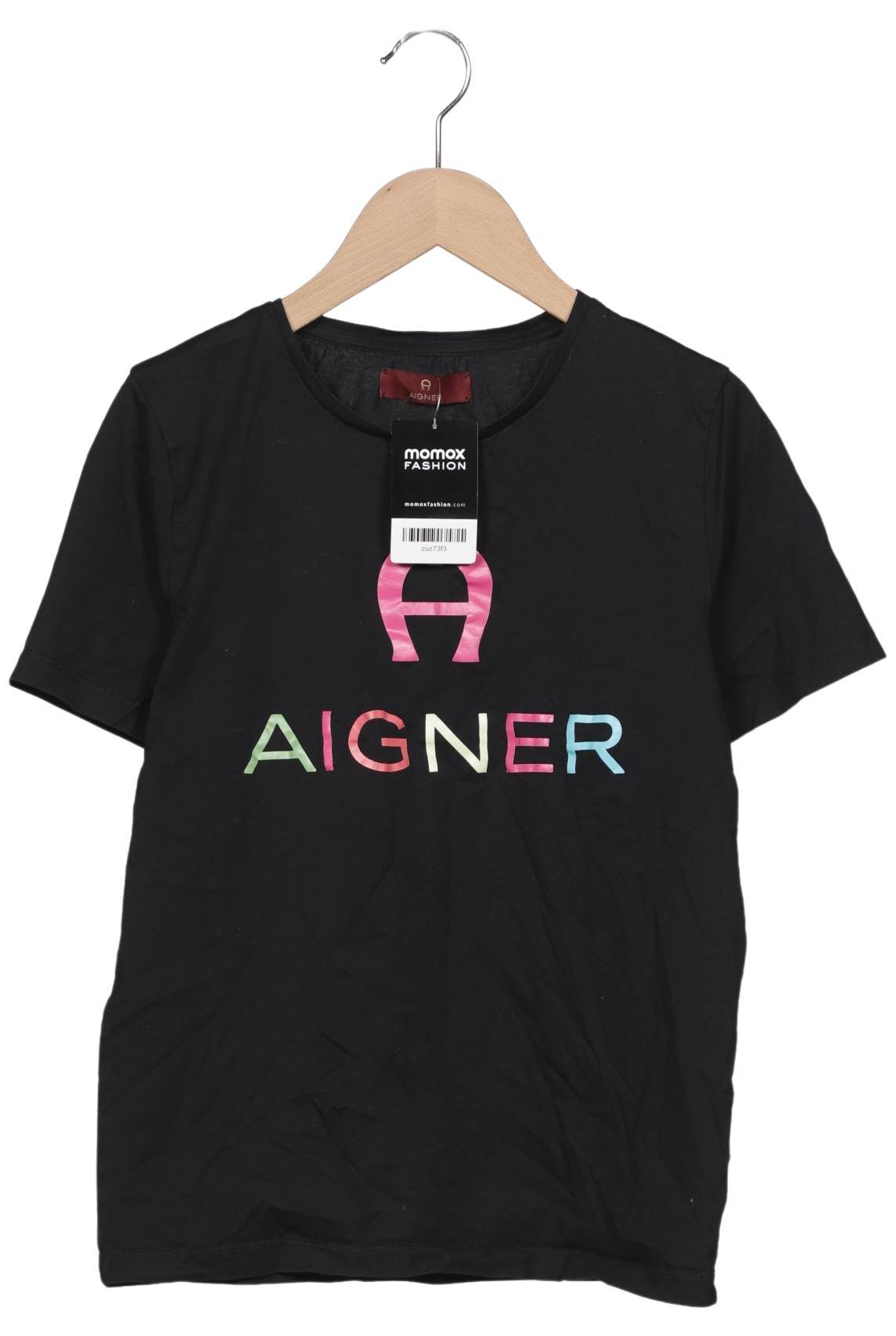 

Aigner Damen T-Shirt, schwarz, Gr. 36