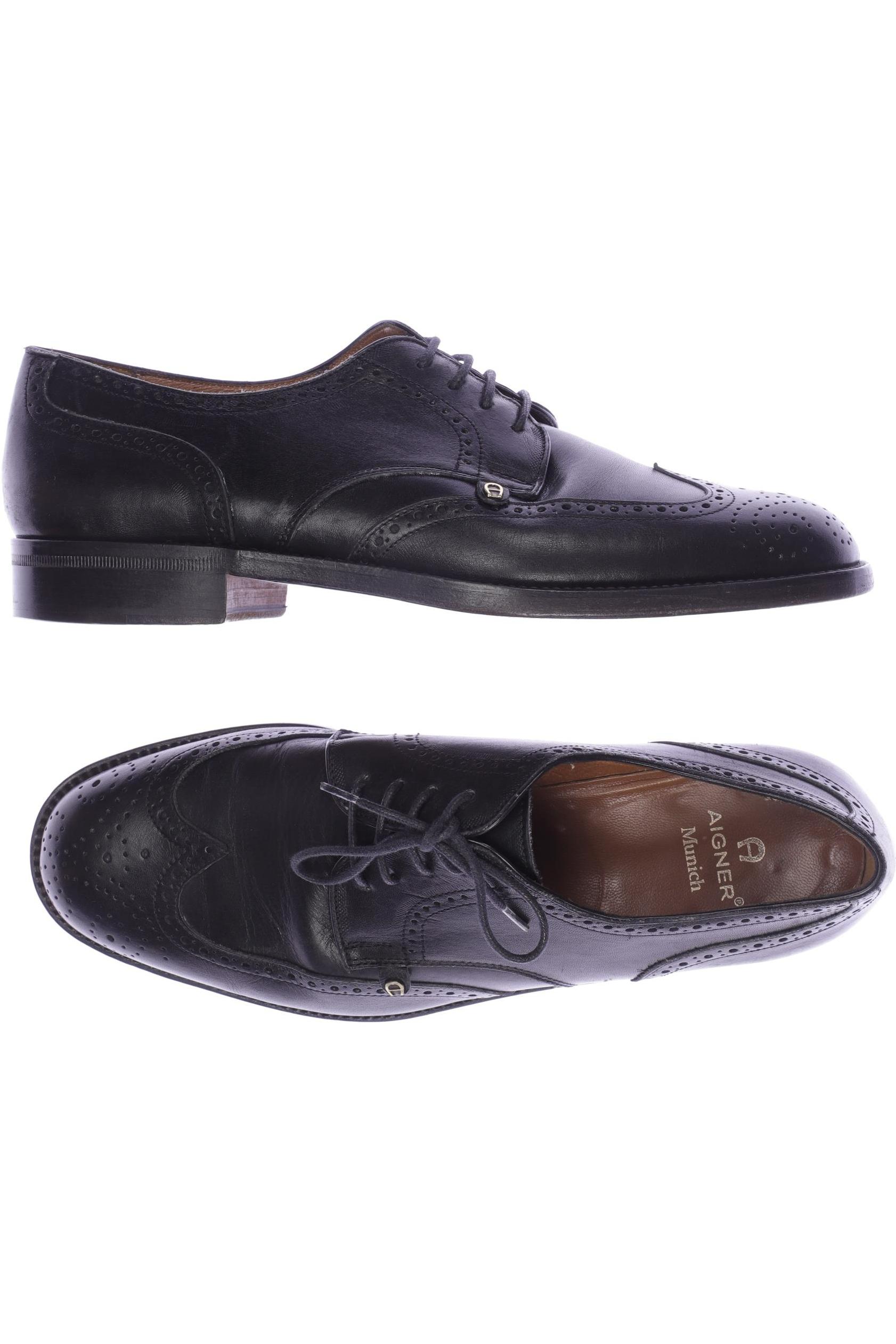 

Aigner Herren Halbschuh, schwarz, Gr. 41.5
