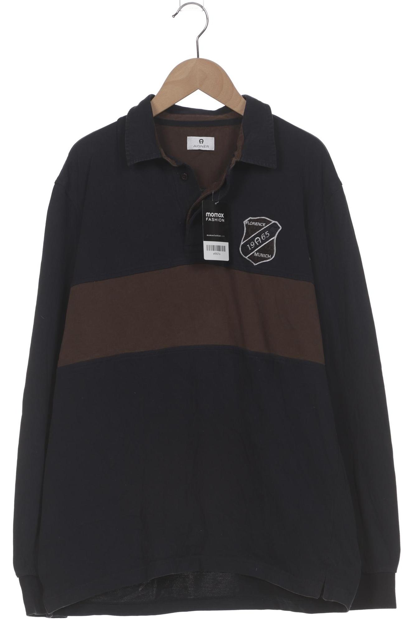 

Aigner Herren Langarmshirt, marineblau, Gr. 52
