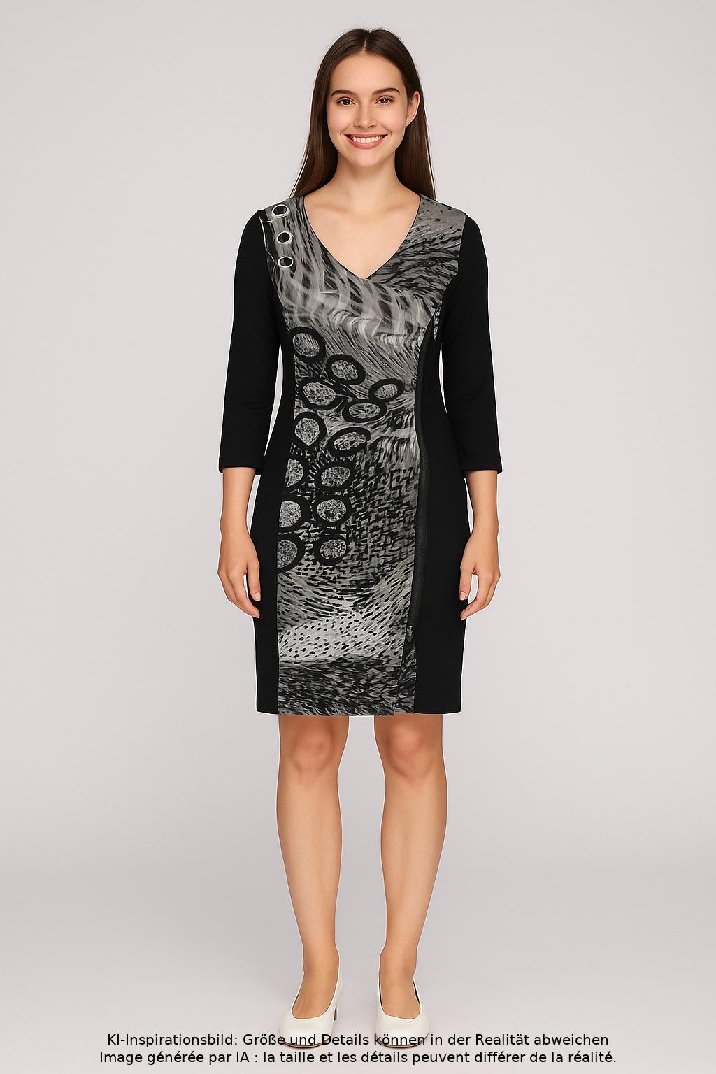 

Airfield Damen Kleid, mehrfarbig, Gr. 34