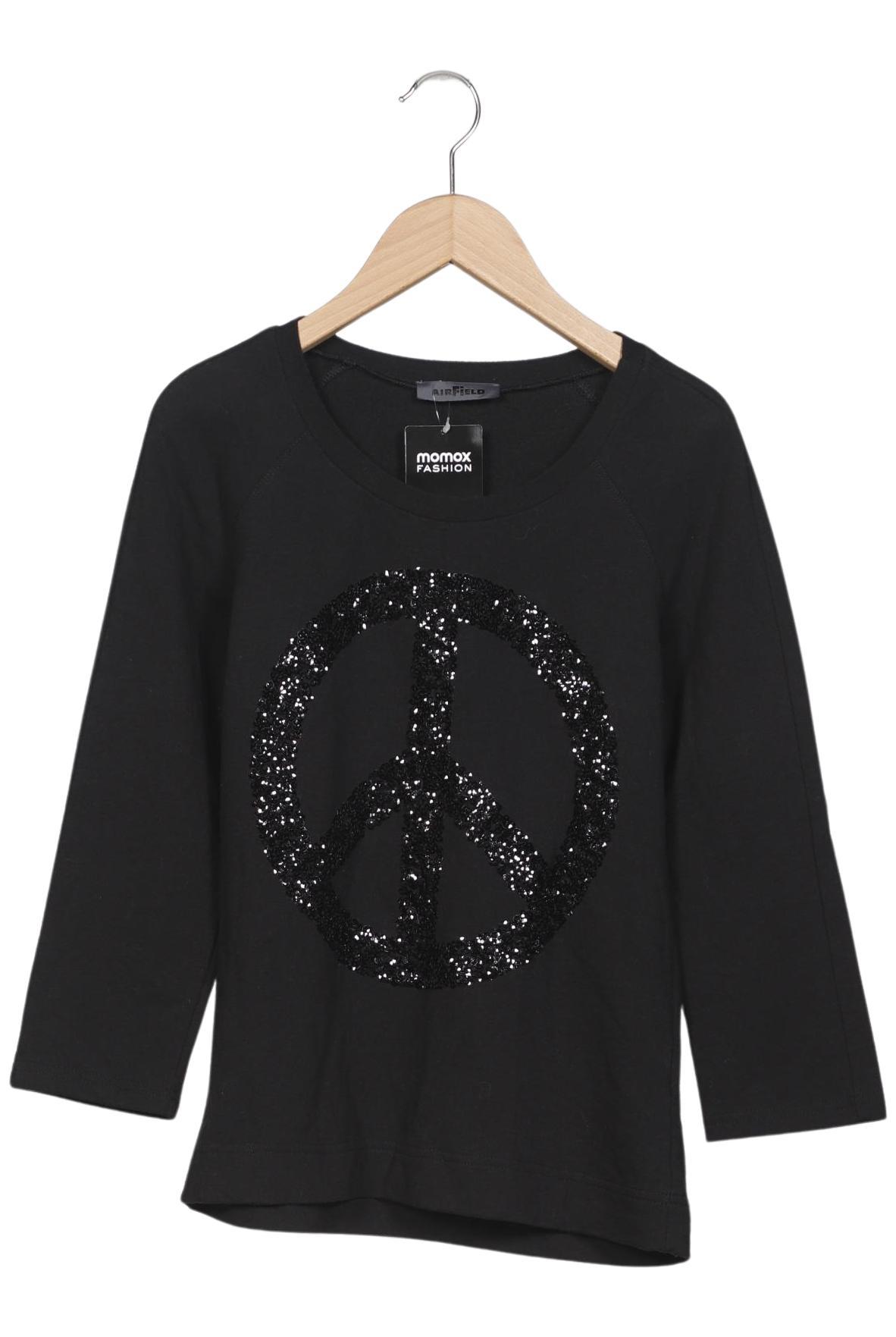 

Airfield Damen Langarmshirt, schwarz, Gr. 34