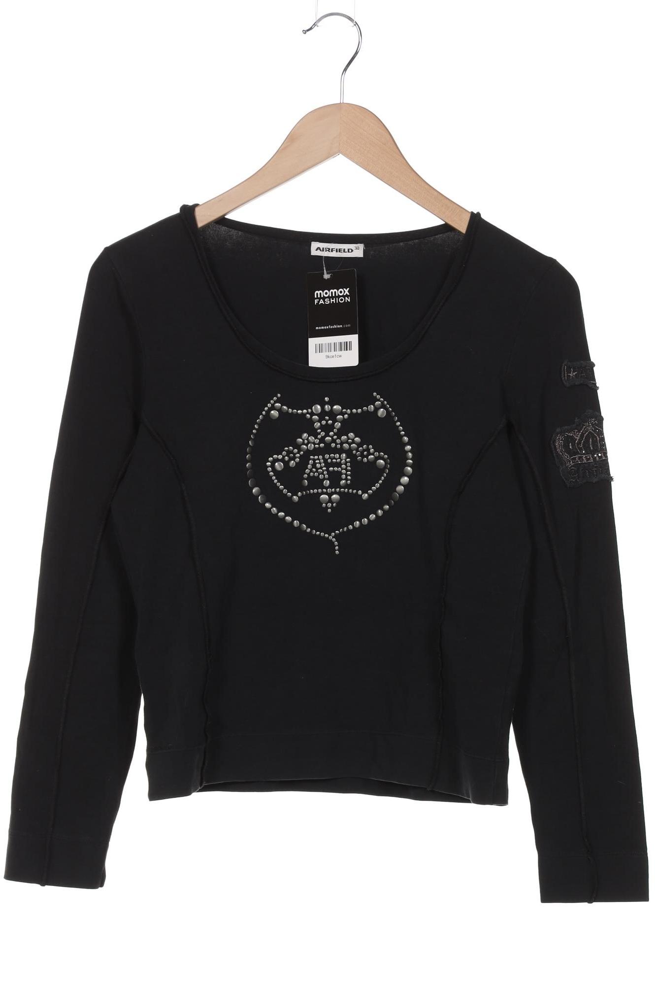 

Airfield Damen Langarmshirt, schwarz, Gr. 38