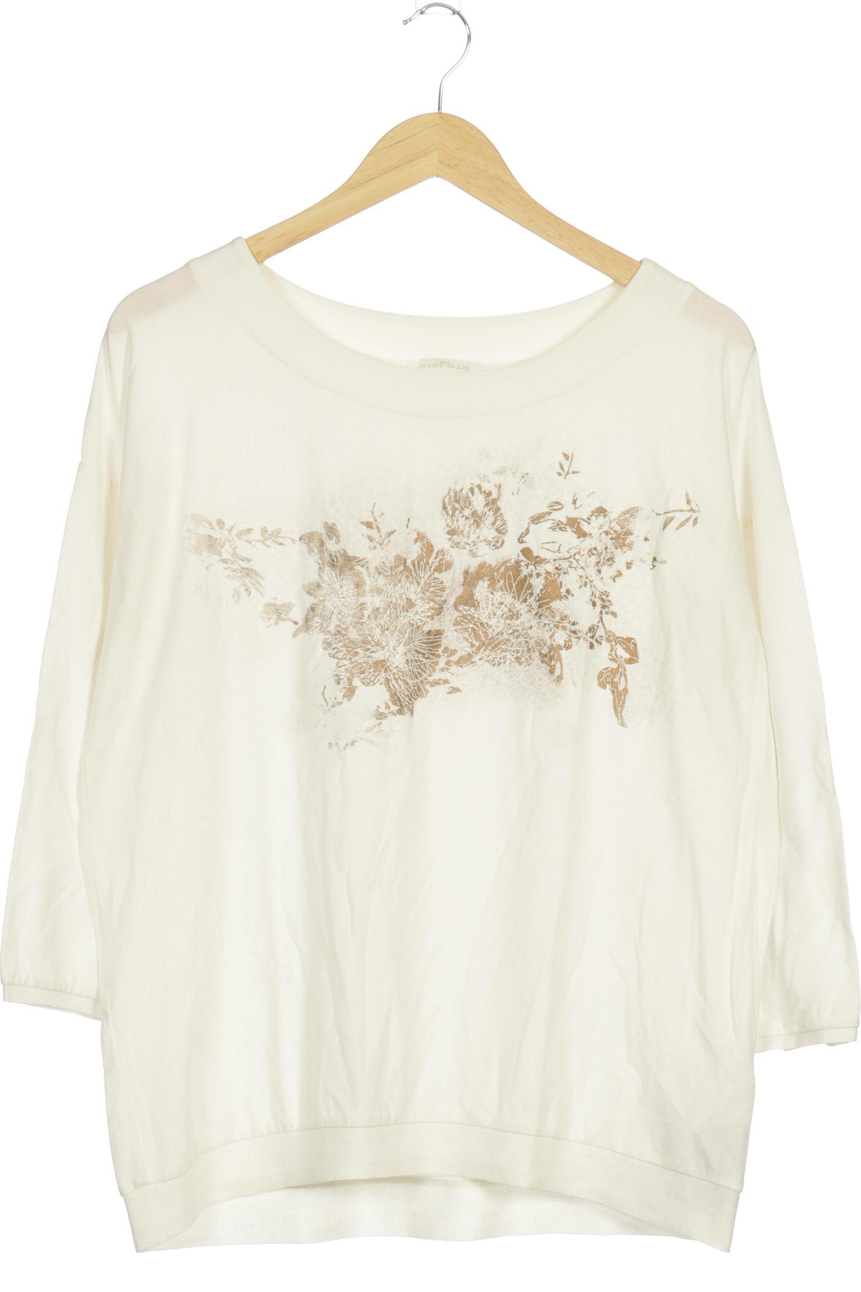 

Airfield Damen Langarmshirt, weiß, Gr. 40