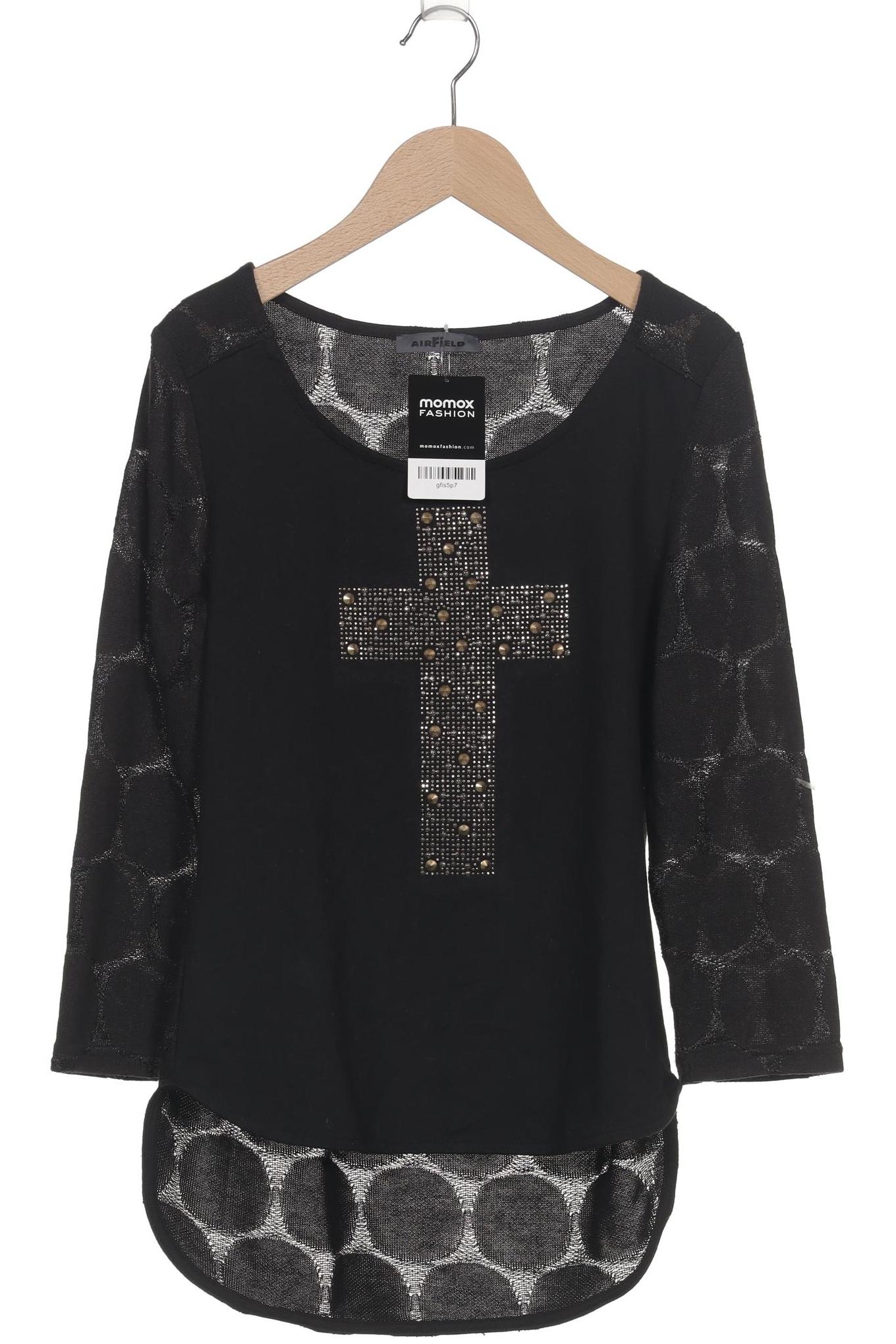 

Airfield Damen Langarmshirt, schwarz, Gr. 36