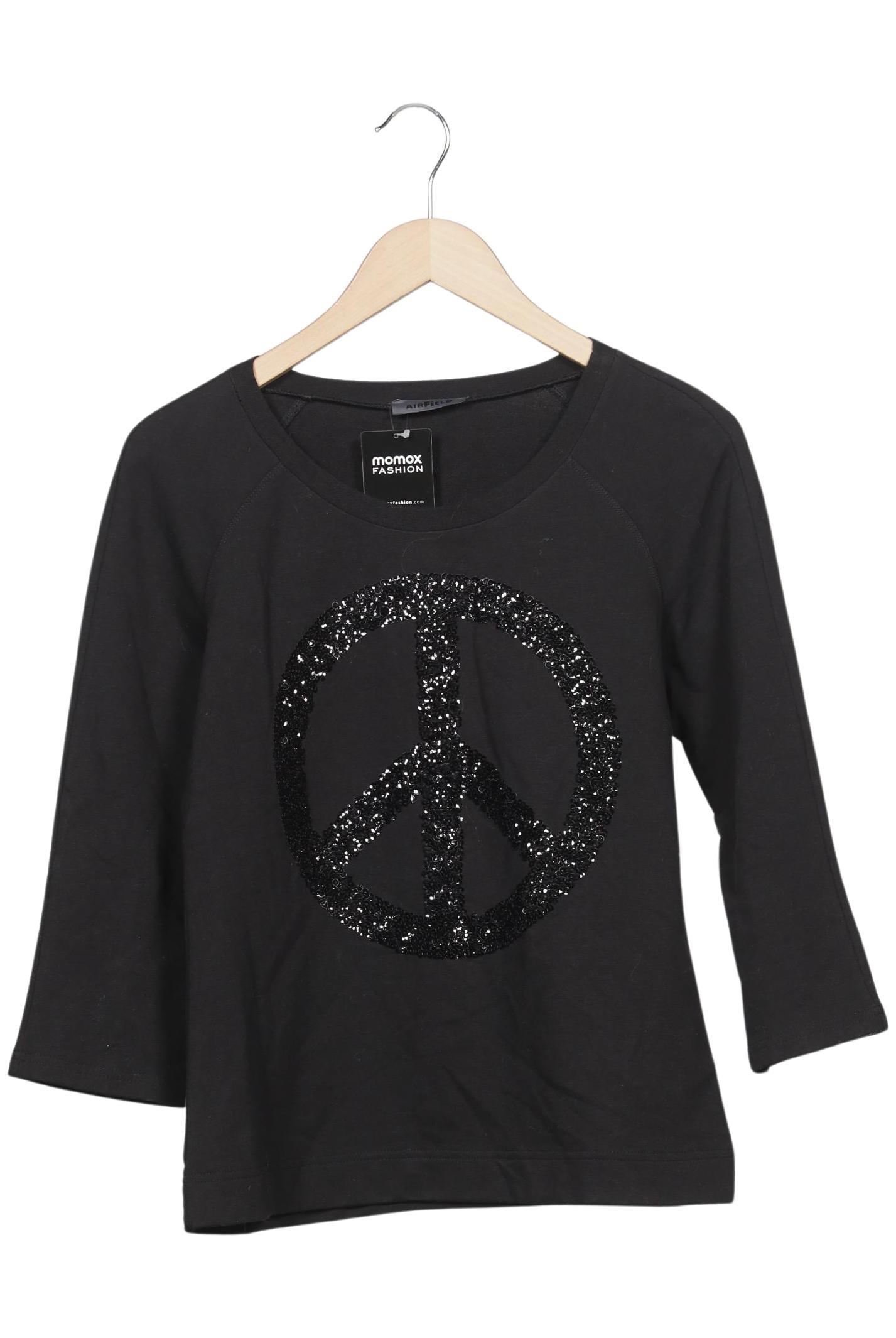 

Airfield Damen Langarmshirt, schwarz, Gr. 38