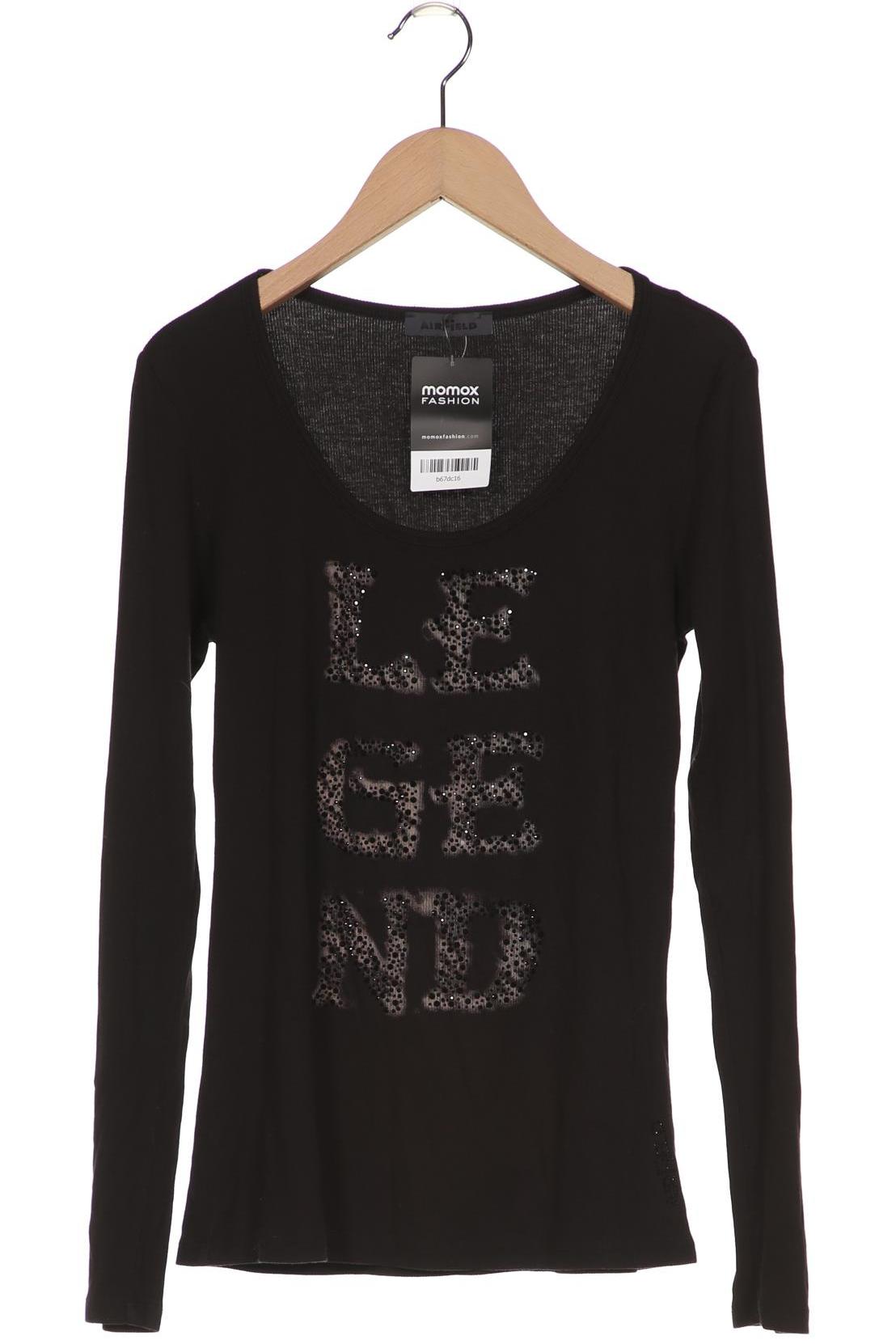 

Airfield Damen Langarmshirt, schwarz, Gr. 34