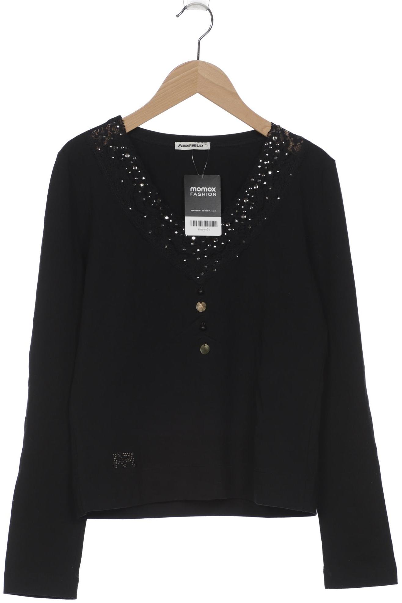 

Airfield Damen Langarmshirt, schwarz, Gr. 38
