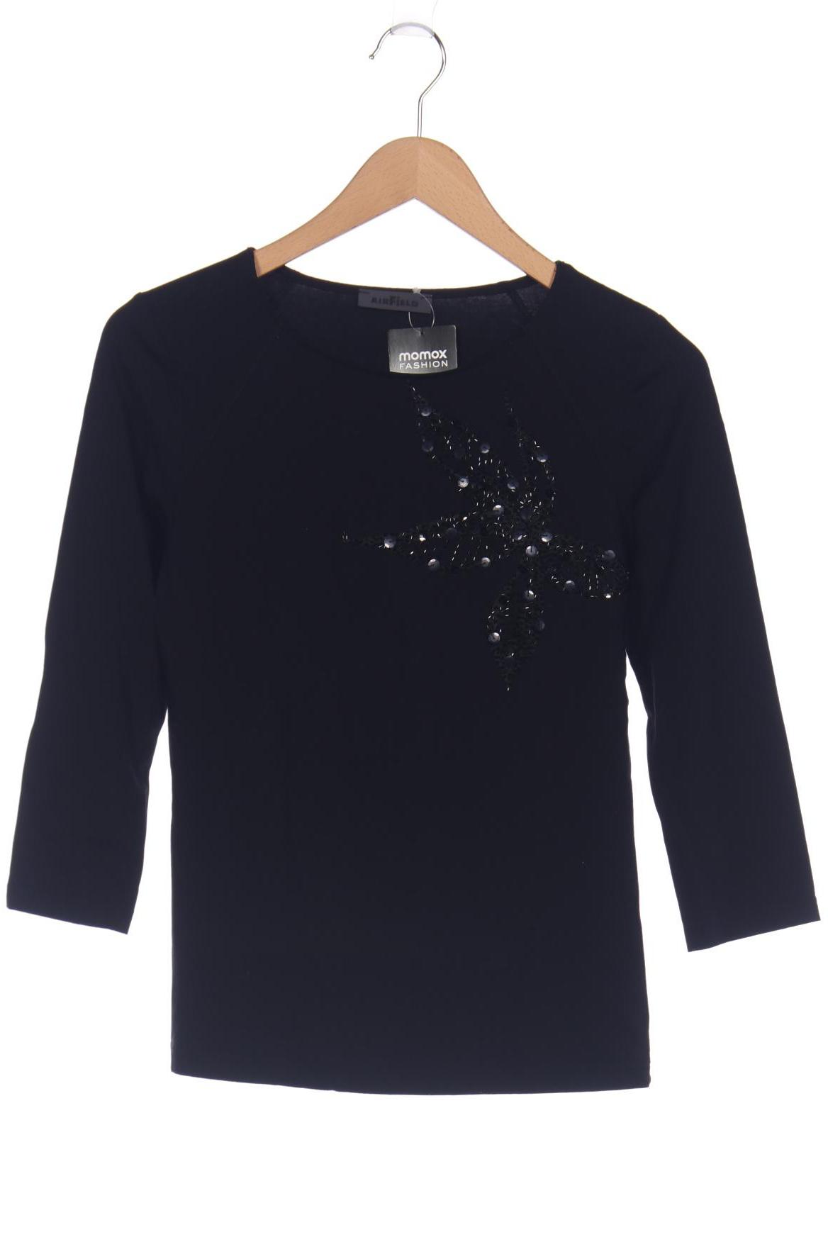 

Airfield Damen Langarmshirt, schwarz, Gr. 34