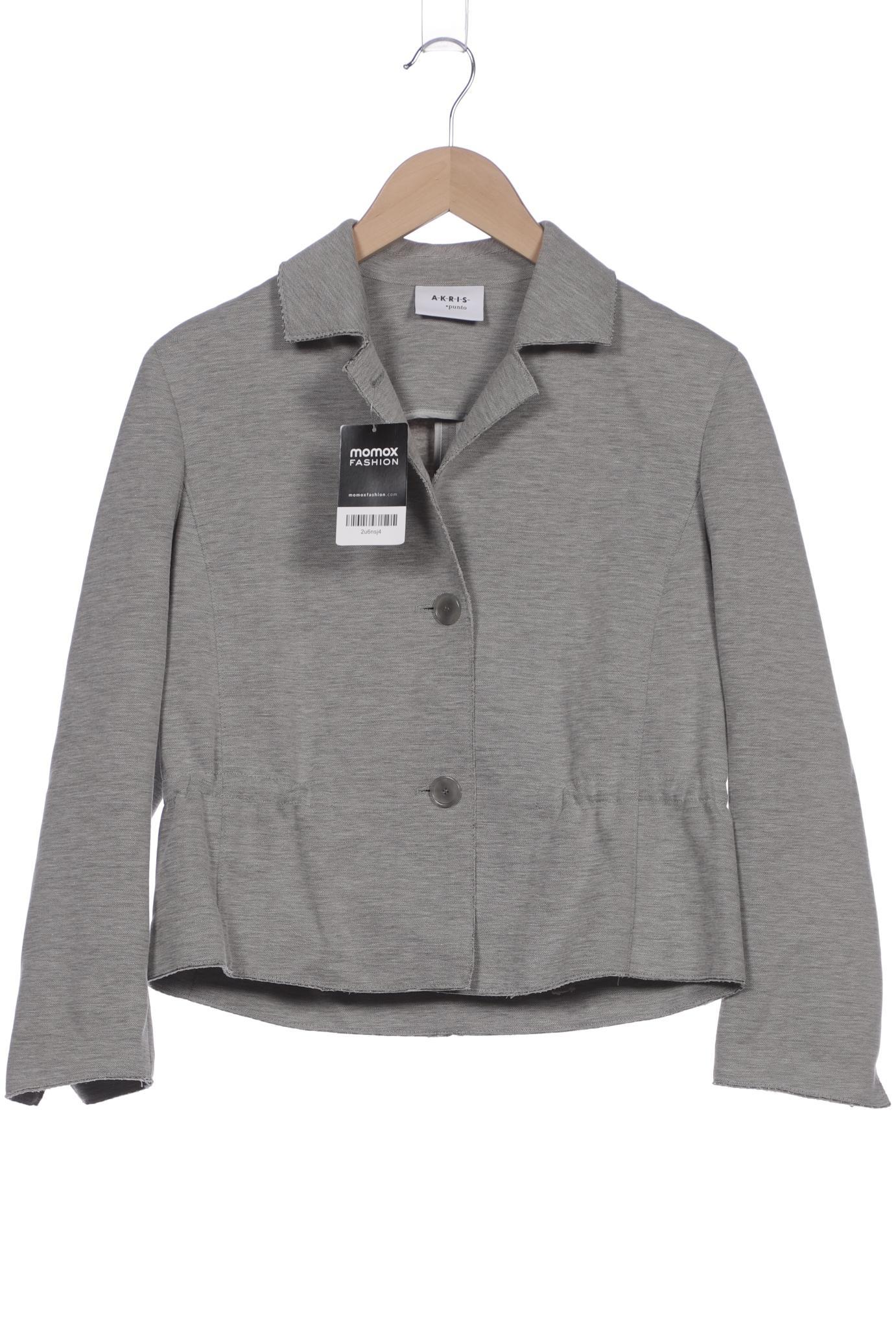 

Akris Damen Jacke, grau, Gr. 34