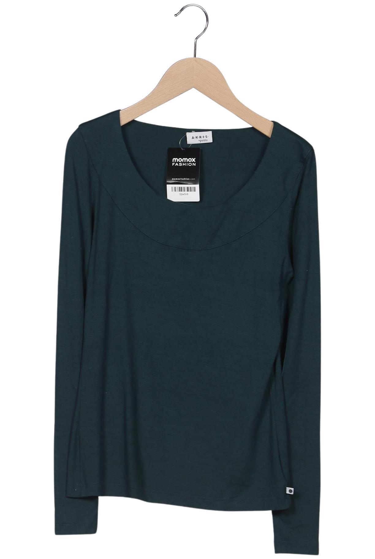 

Akris Damen Langarmshirt, grün, Gr. 36