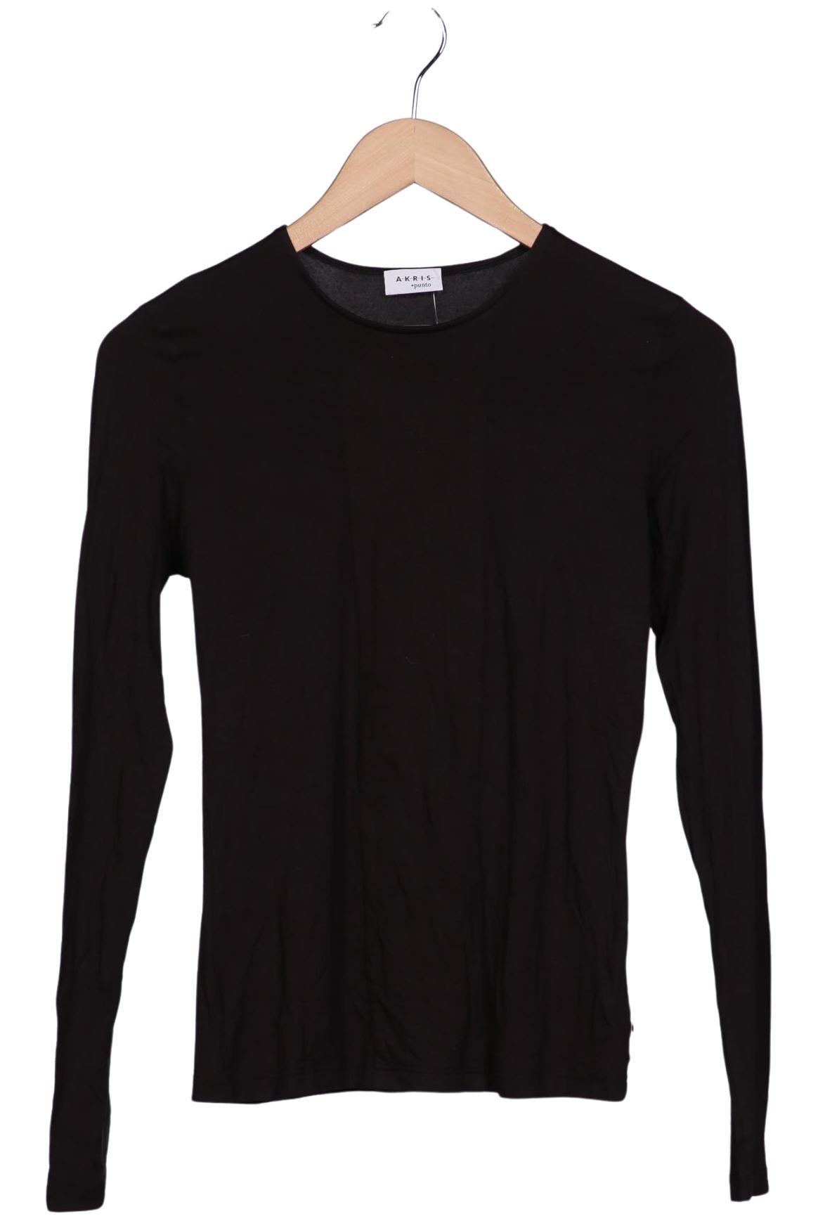 

Akris Damen Langarmshirt, schwarz, Gr. 38