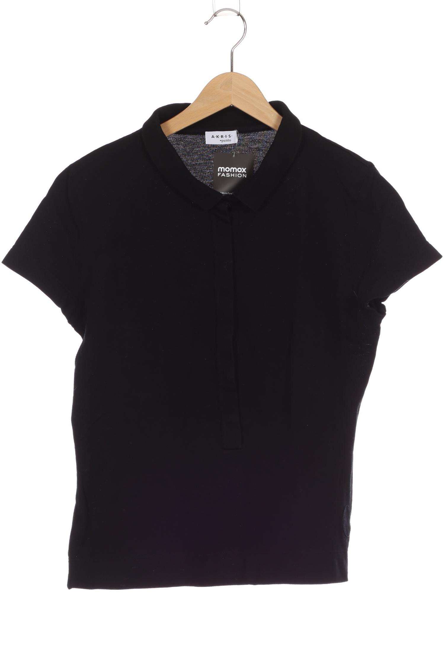 

Akris Damen Poloshirt, schwarz, Gr. 40