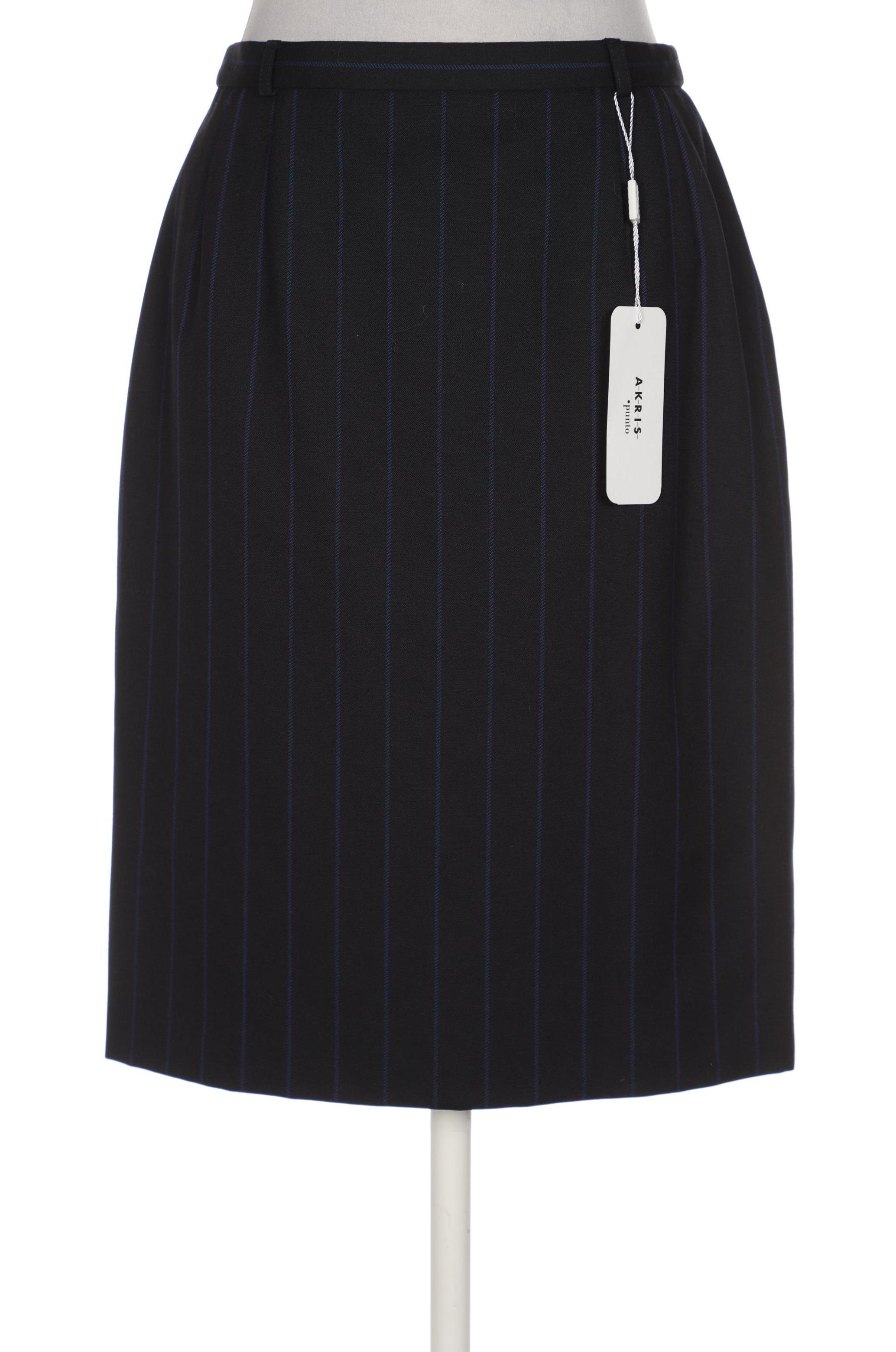 

Akris Damen Rock, marineblau, Gr. 36