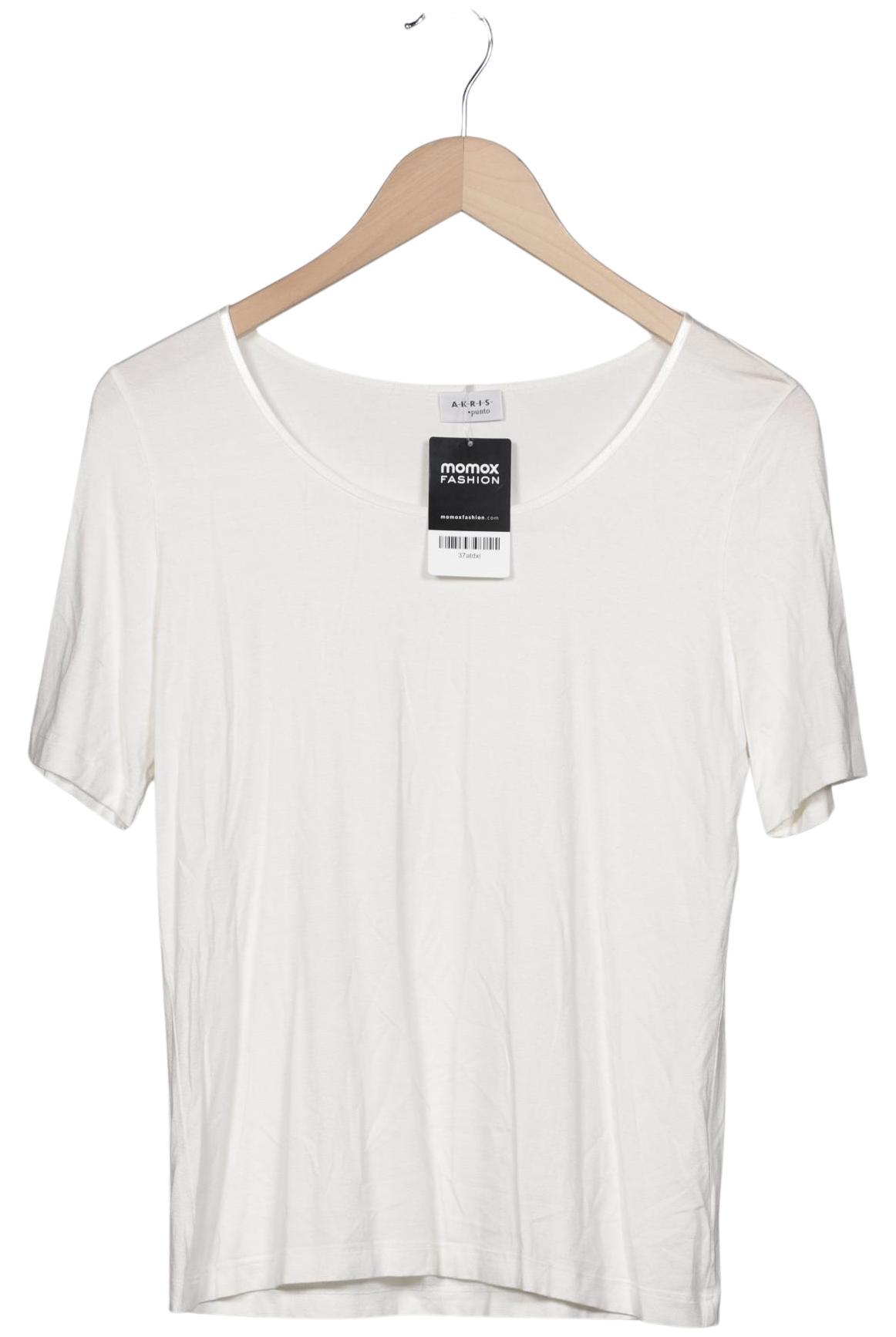 

Akris Damen T-Shirt, cremeweiß, Gr. 42