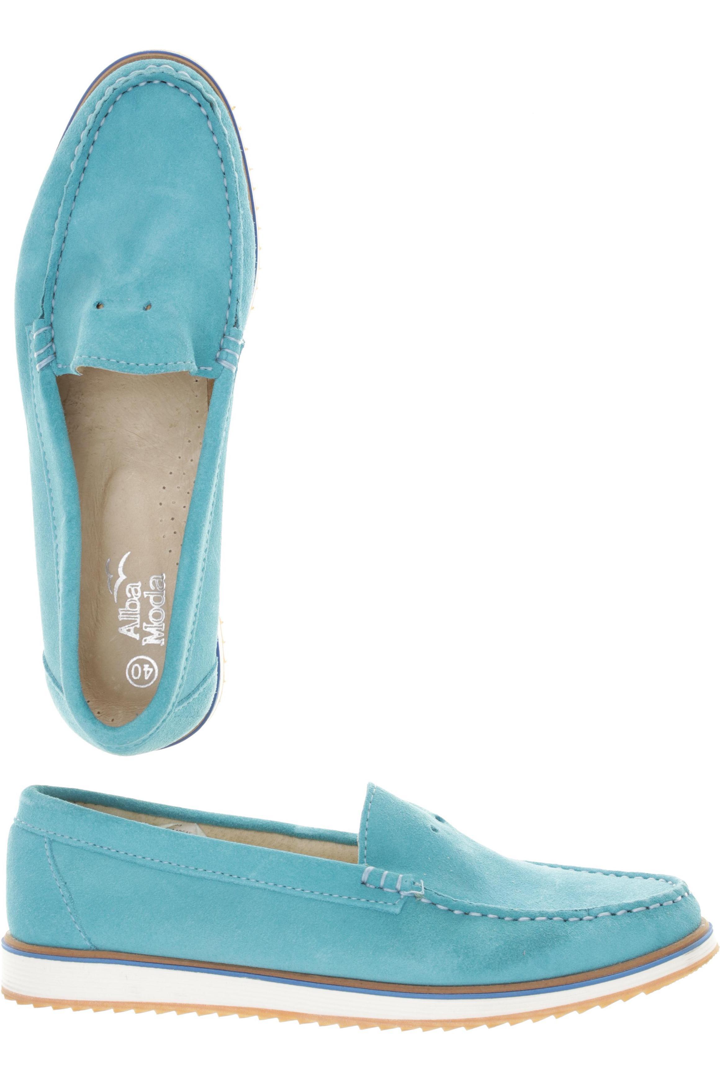 

Alba Moda Damen Halbschuh, türkis, Gr. 40