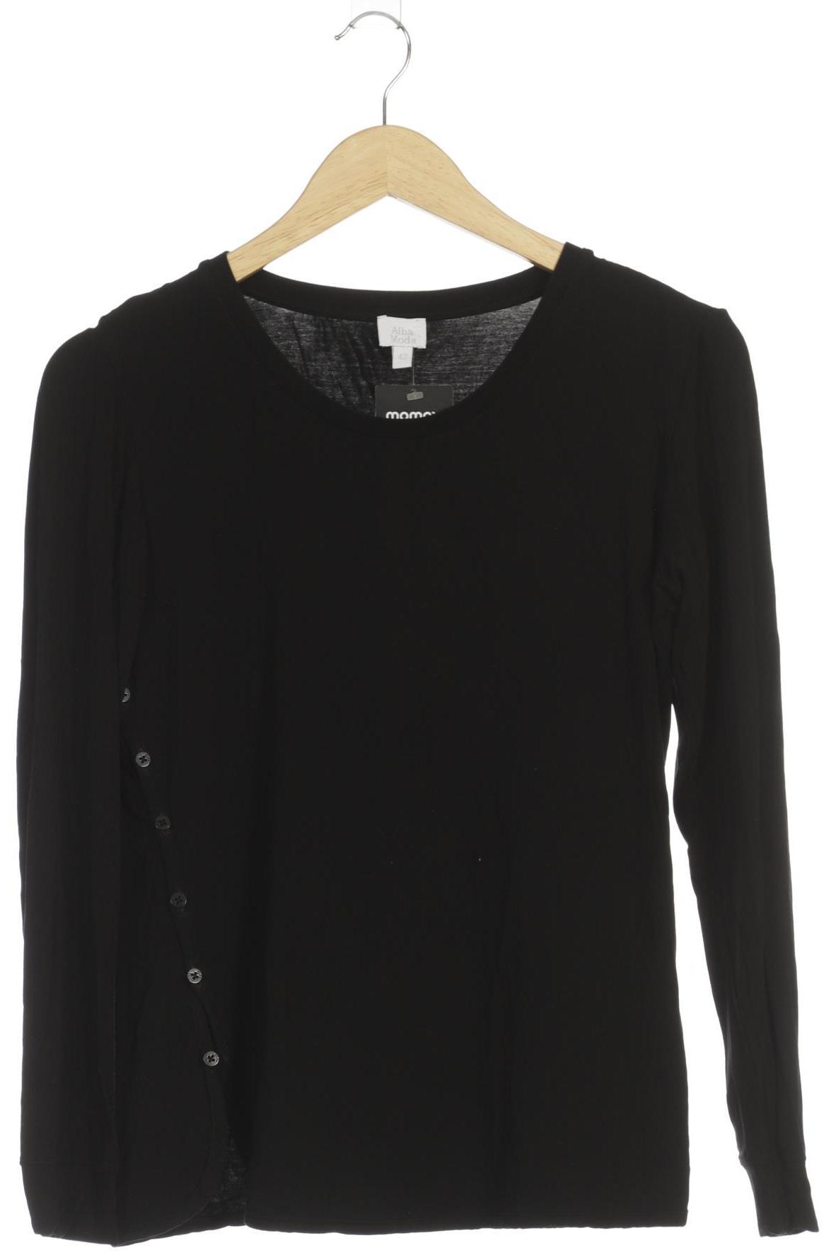 

Alba Moda Damen Langarmshirt, schwarz, Gr. 42