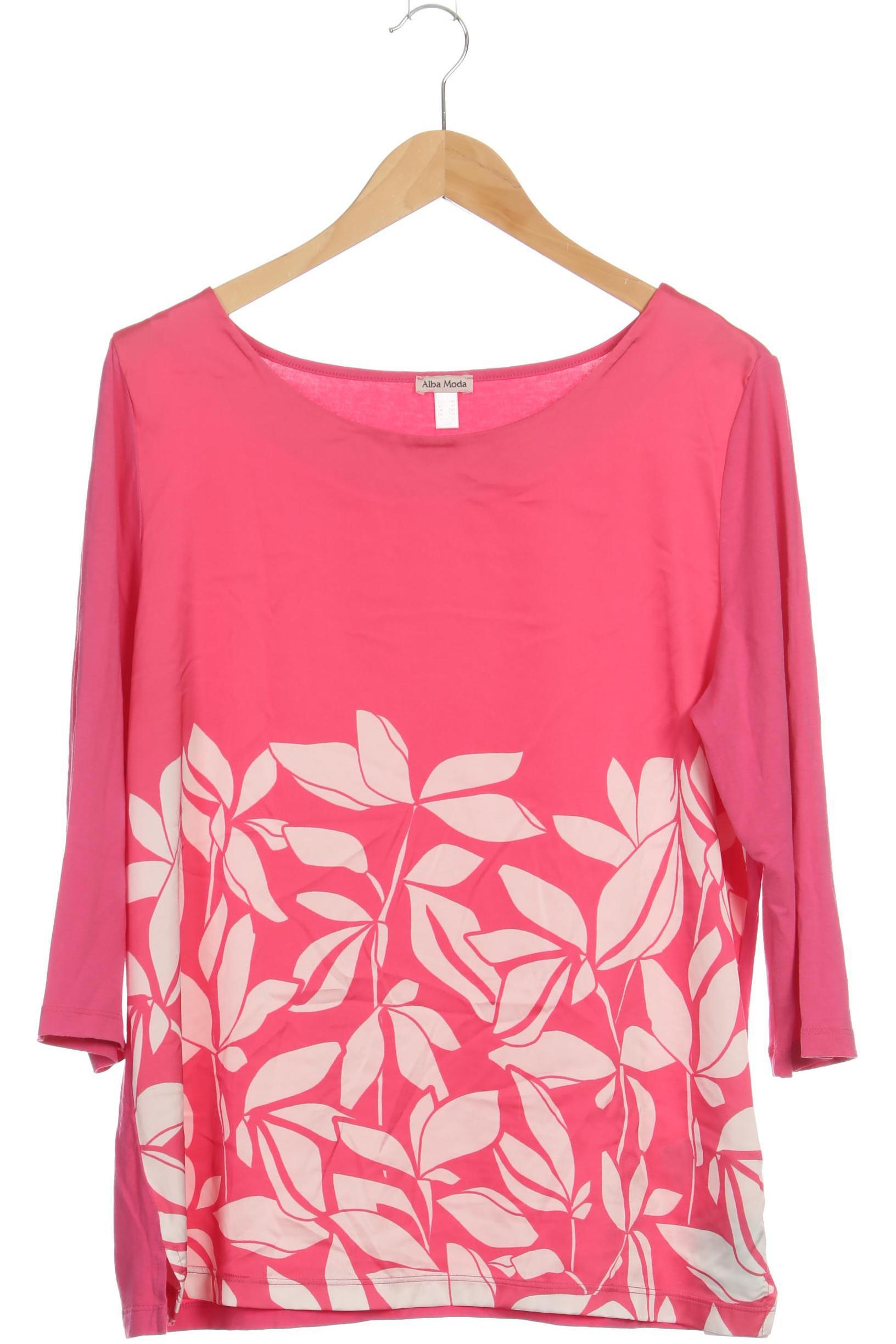 

Alba Moda Damen Langarmshirt, pink, Gr. 46