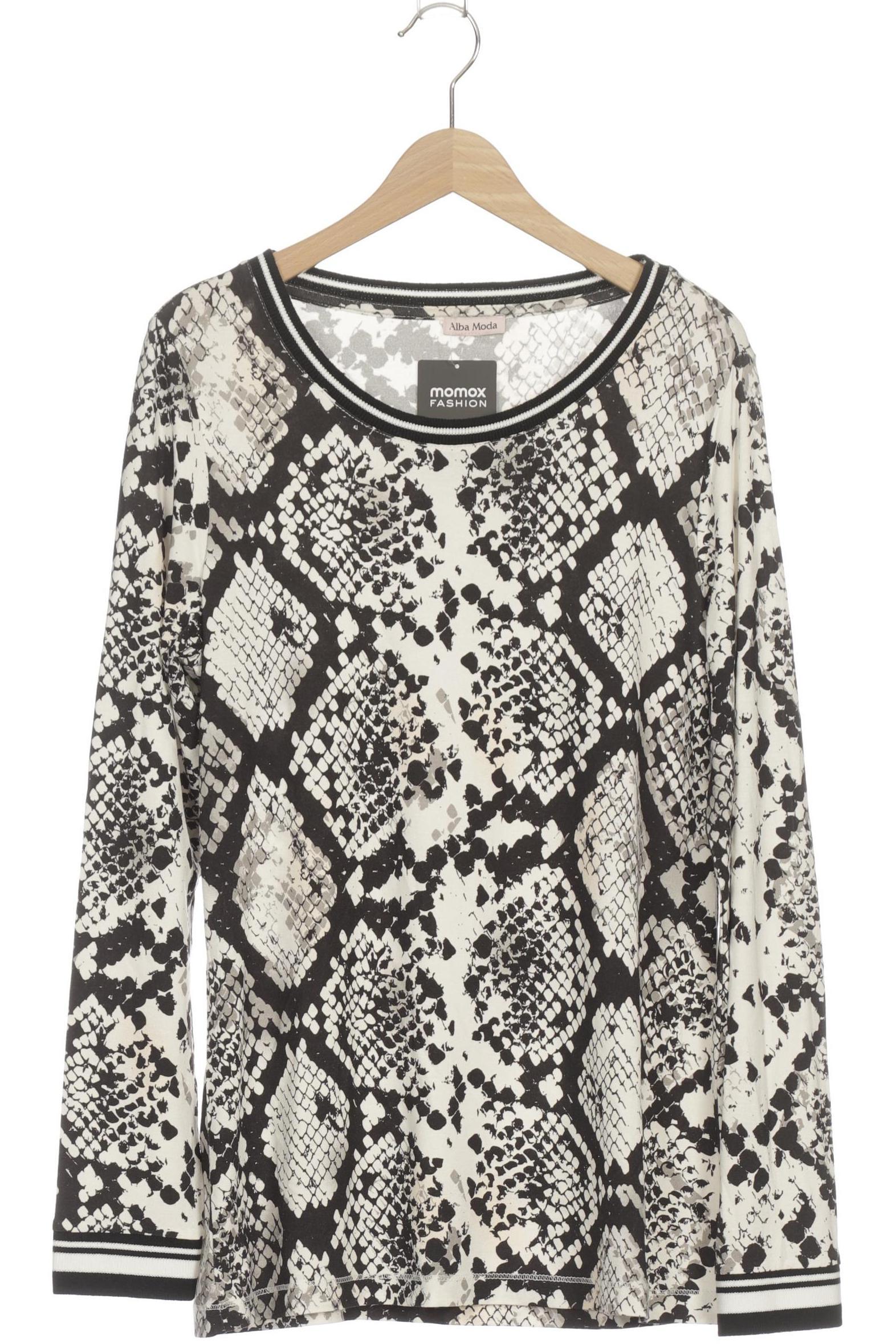 

Alba Moda Damen Langarmshirt, schwarz, Gr.