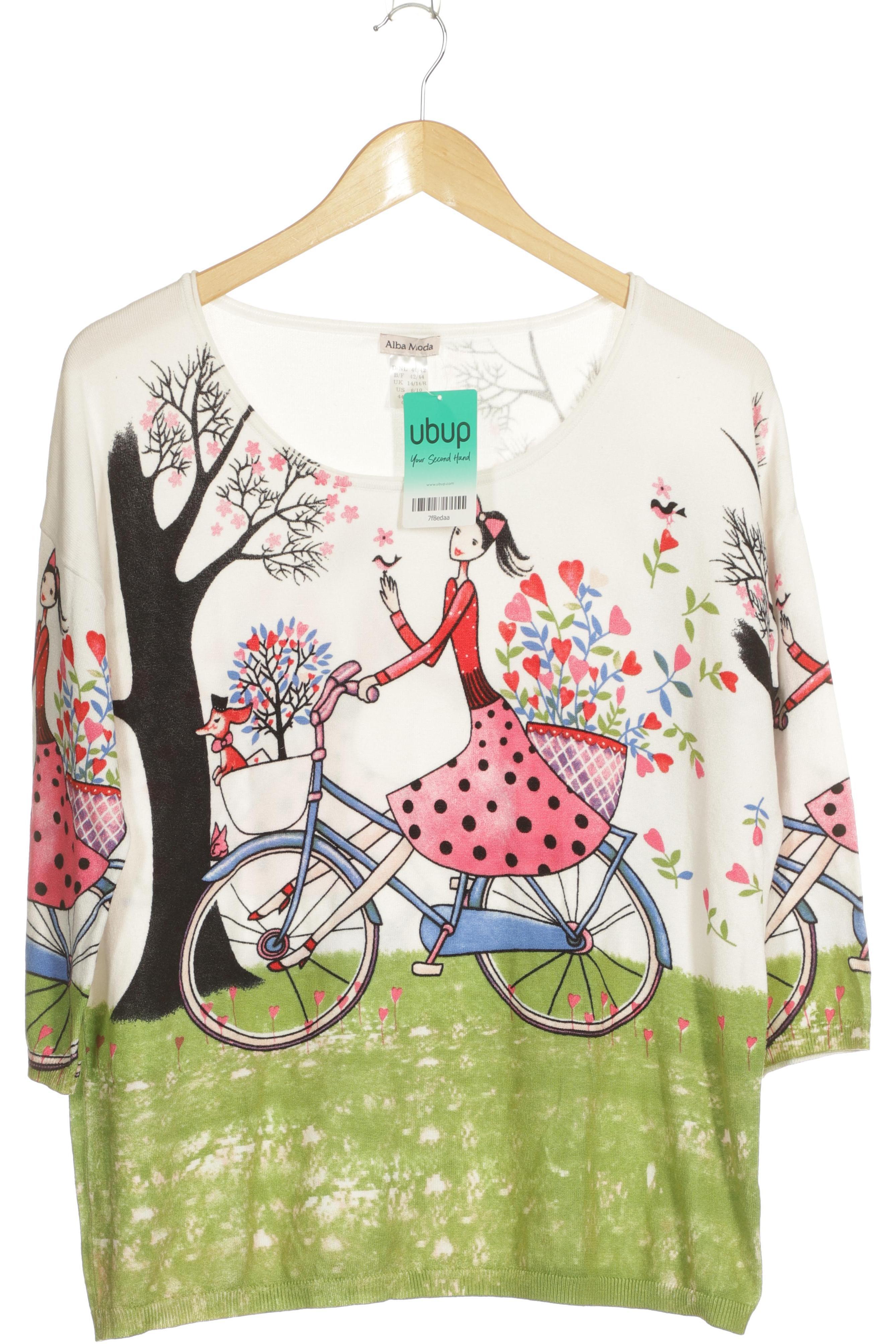 

Alba Moda Damen Pullover, weiß, Gr. 42