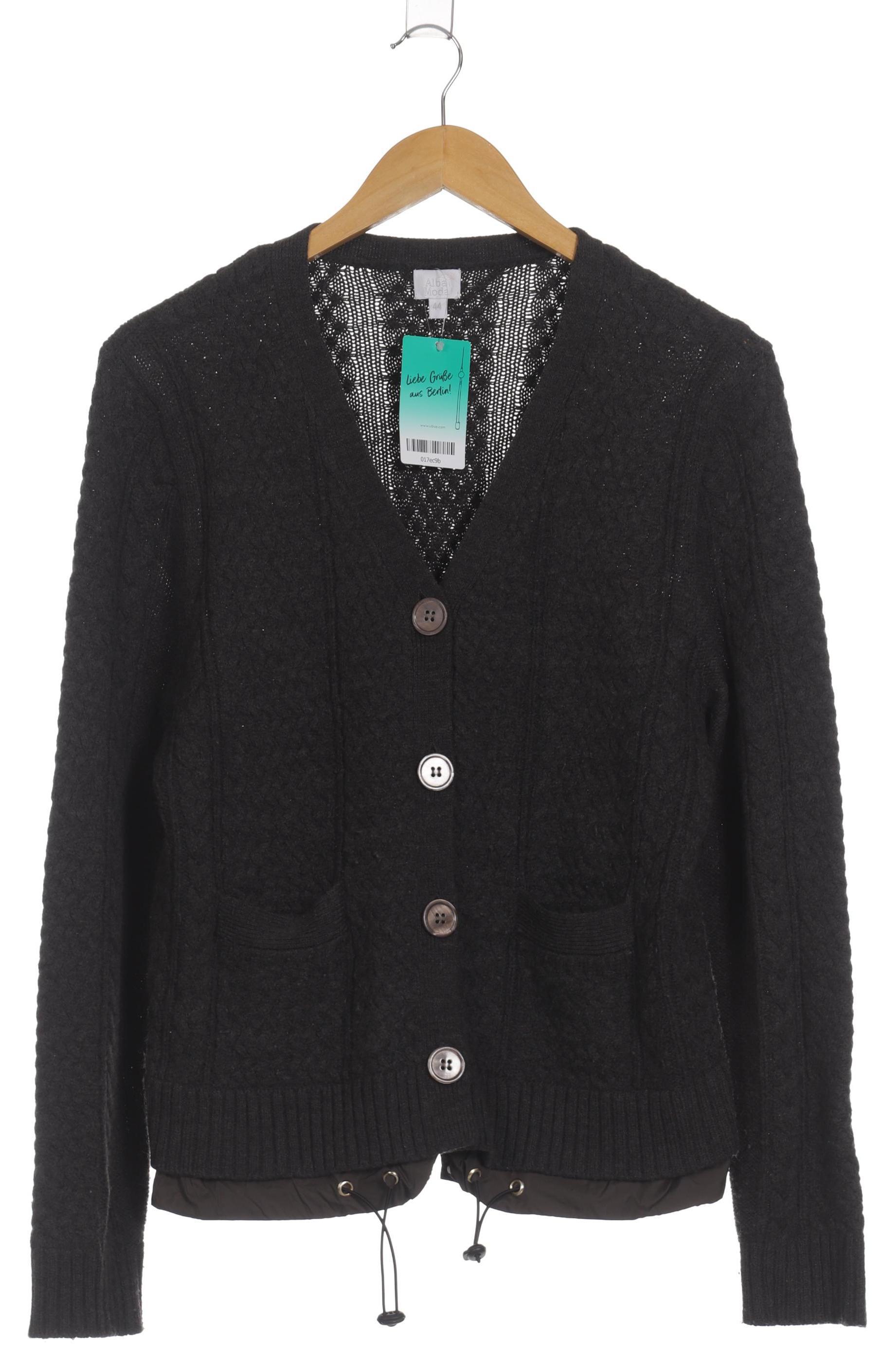 

Alba Moda Damen Strickjacke, grau, Gr. 44