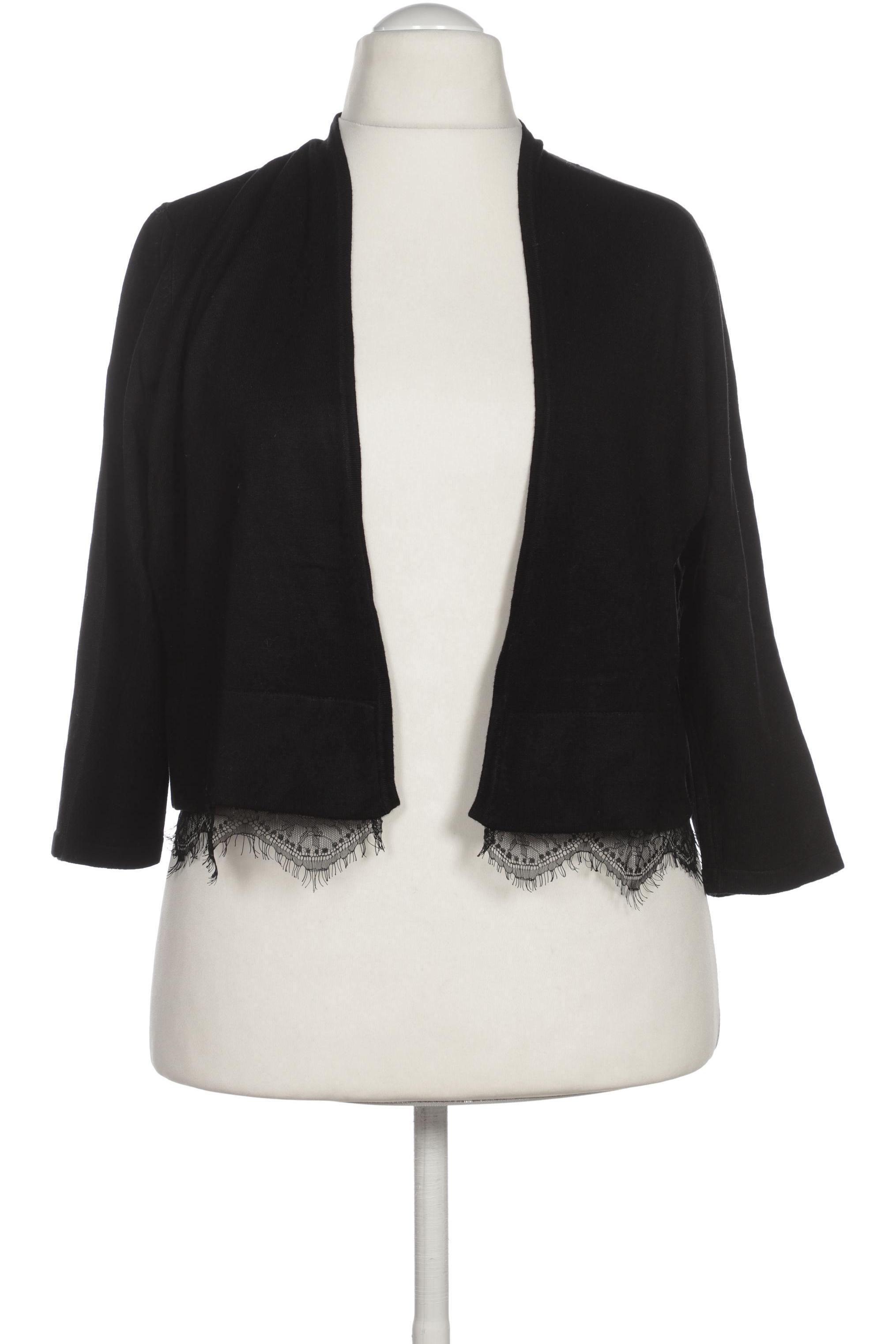 

Alba Moda Damen Strickjacke, schwarz, Gr. 46