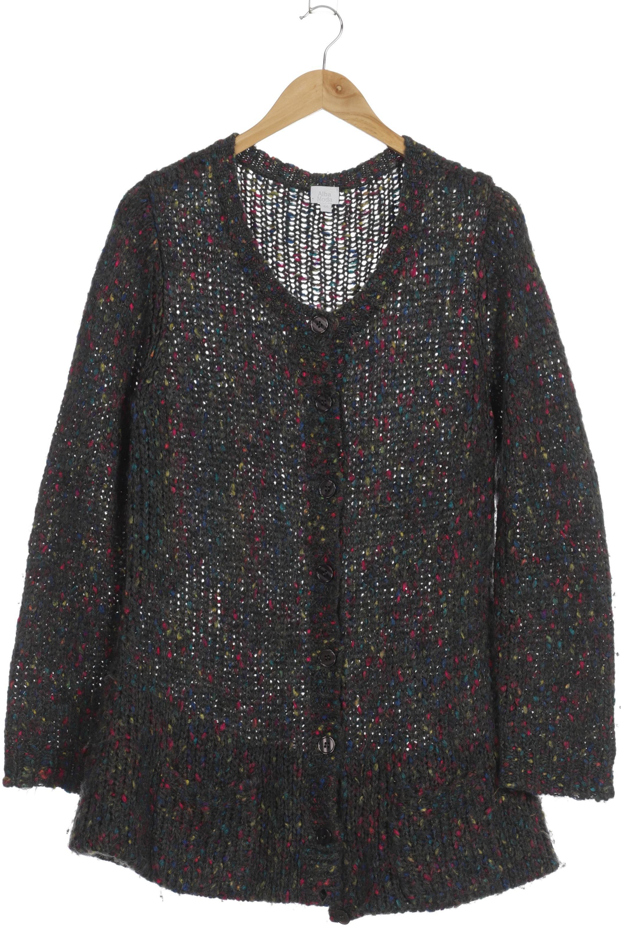 

Alba Moda Damen Strickjacke, grau, Gr. 44