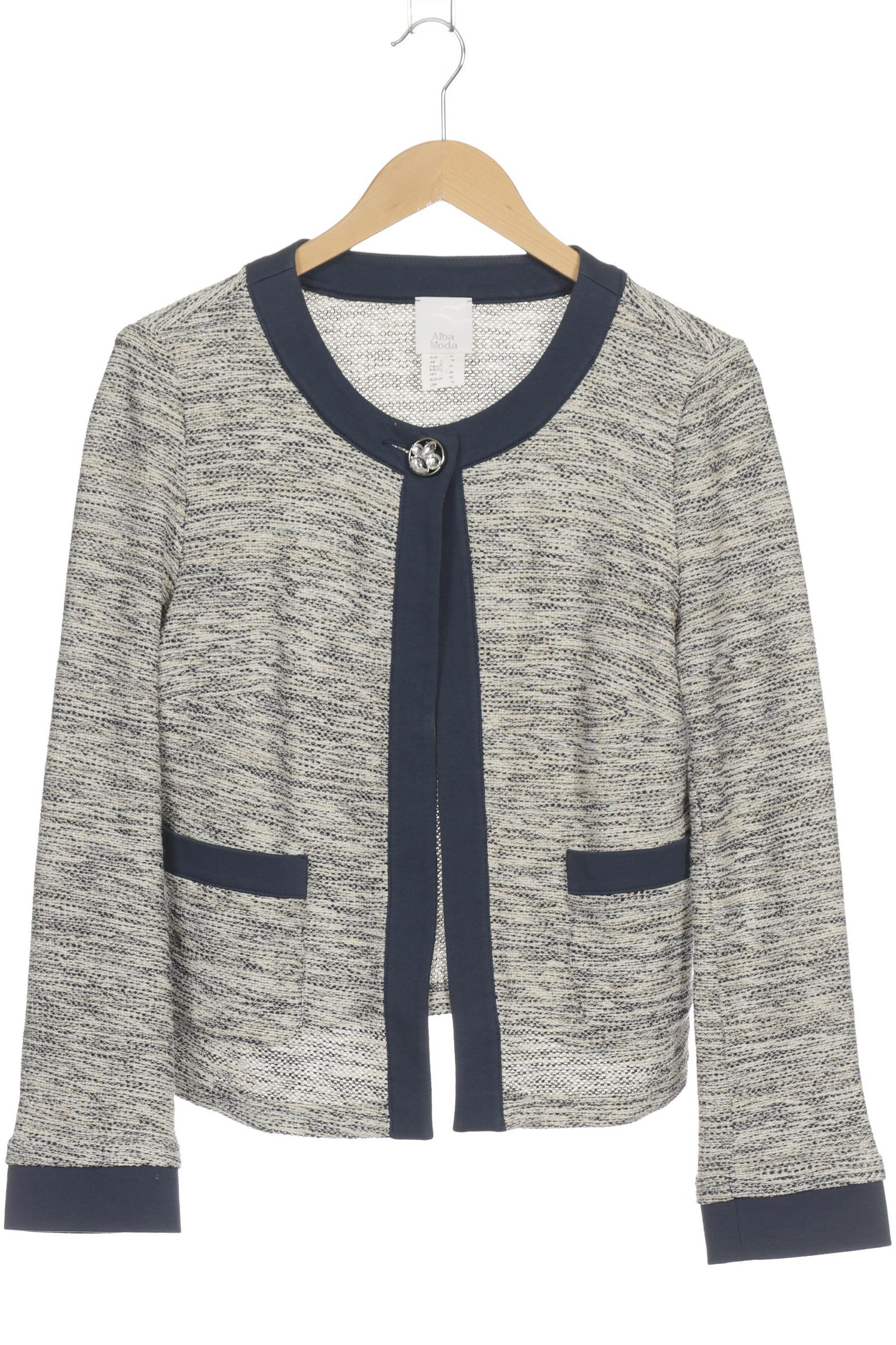 

Alba Moda Damen Strickjacke, blau, Gr. 42