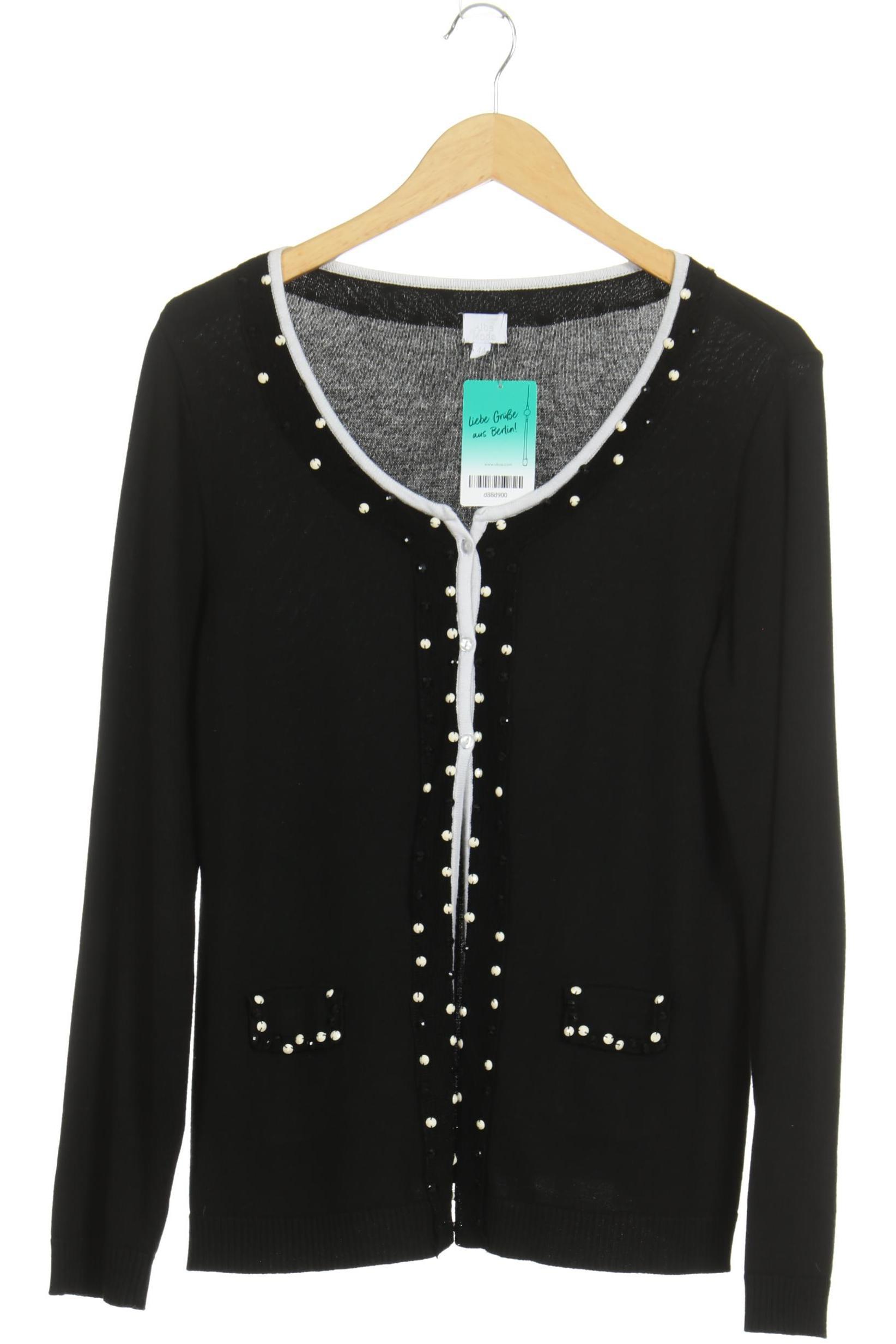 

Alba Moda Damen Strickjacke, schwarz, Gr. 44