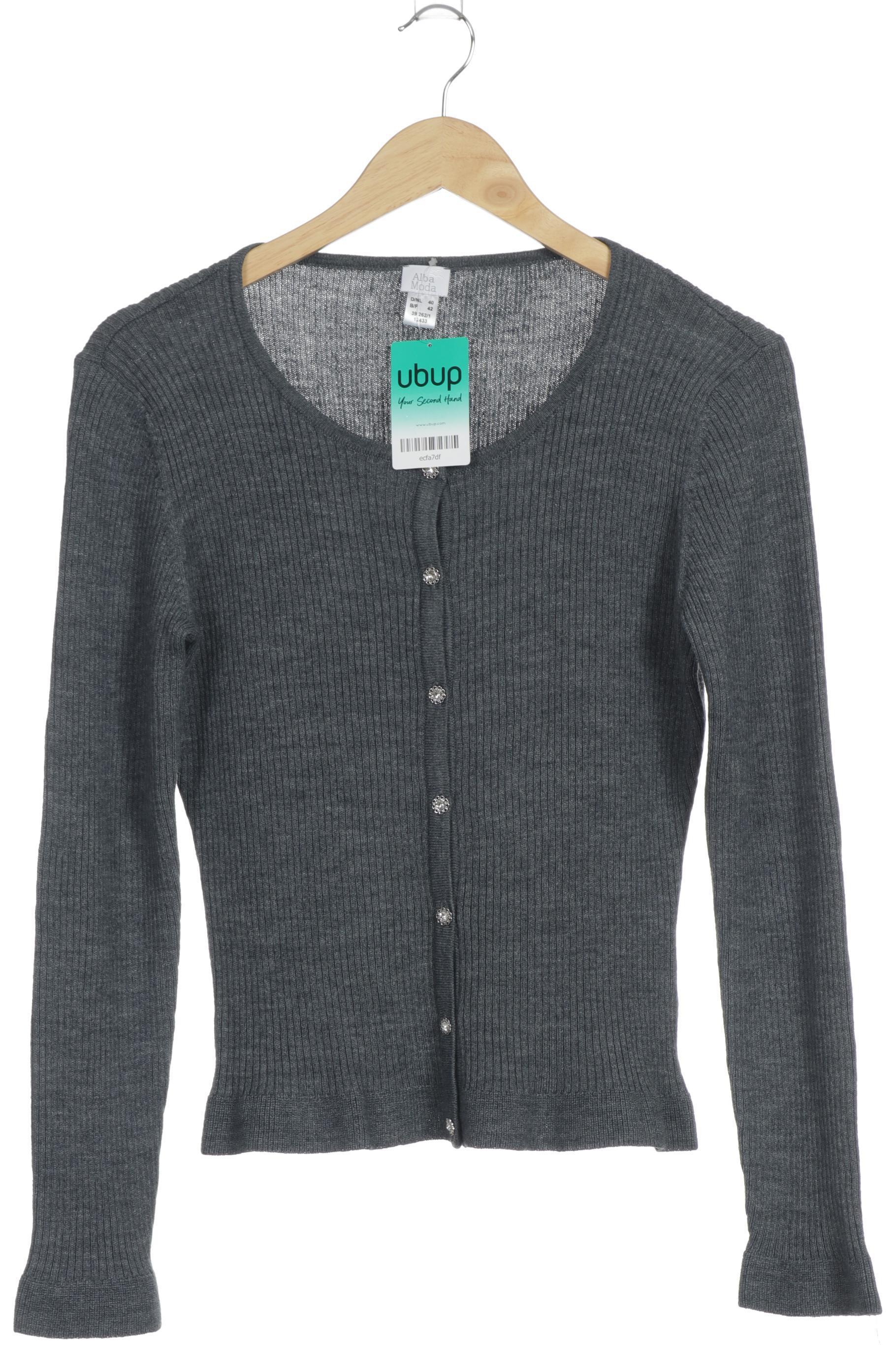 

Alba Moda Damen Strickjacke, grau, Gr. 40