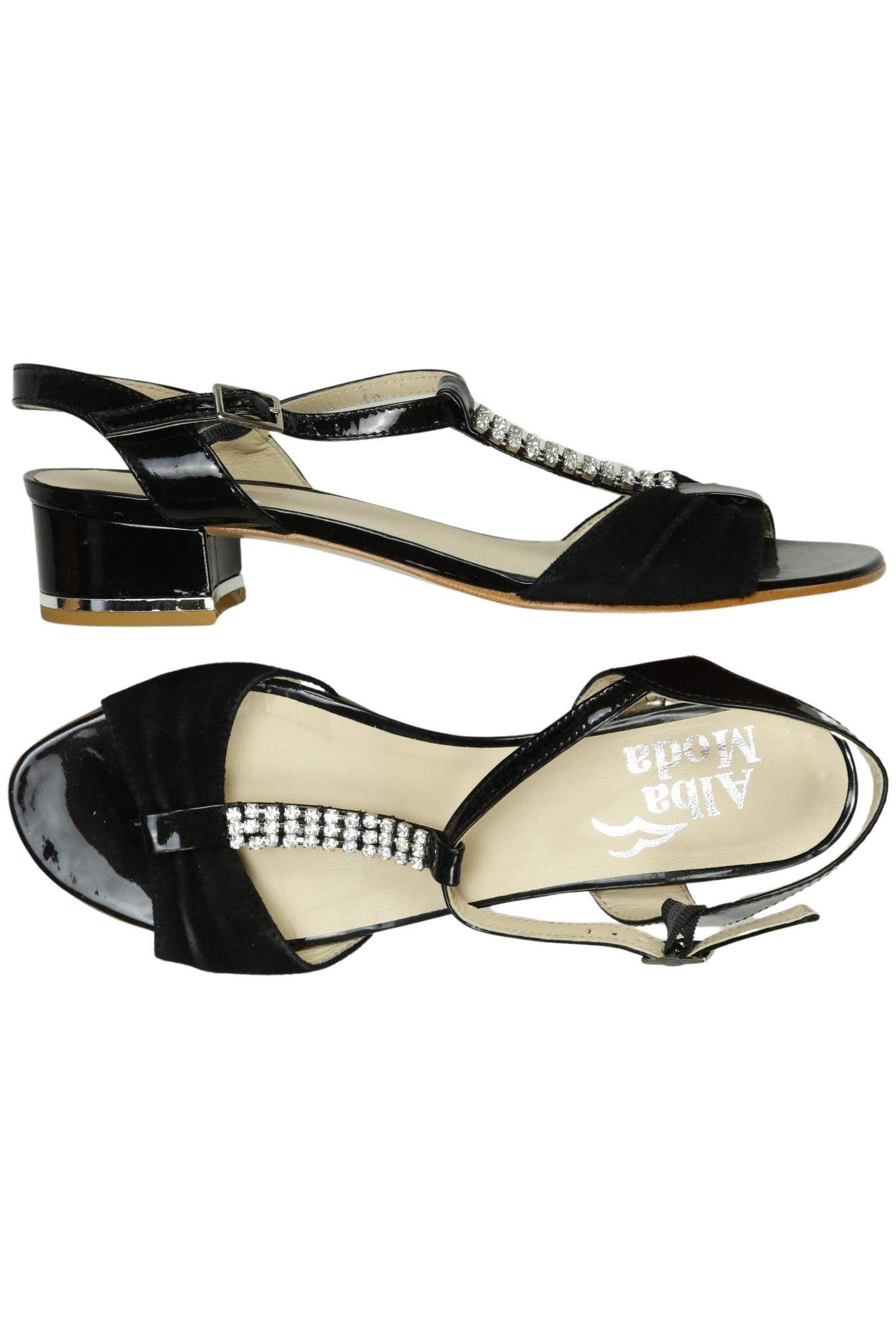 

Alba Moda Damen Sandale, schwarz, Gr. 40