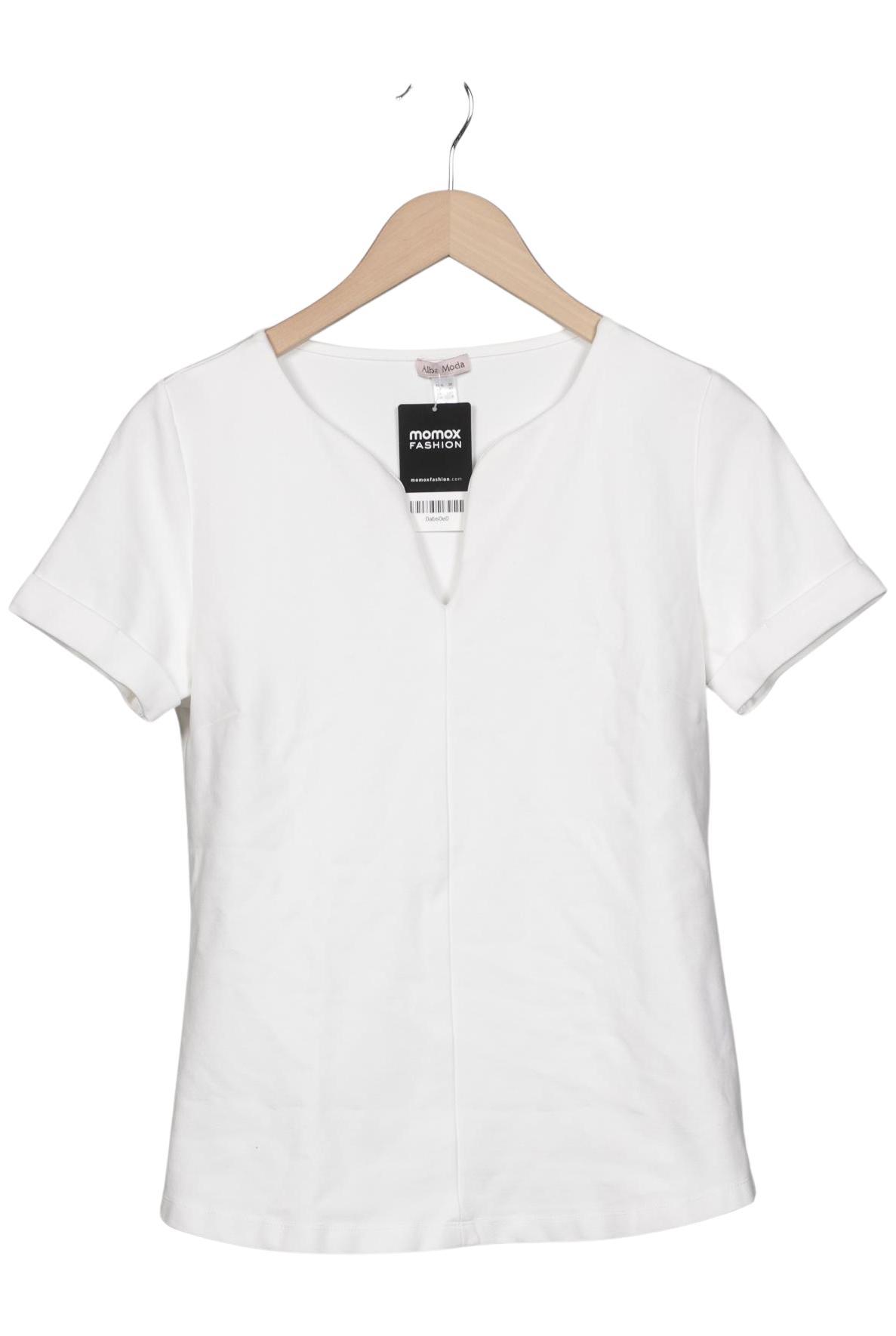 

Alba Moda Damen T-Shirt, weiß, Gr. 38