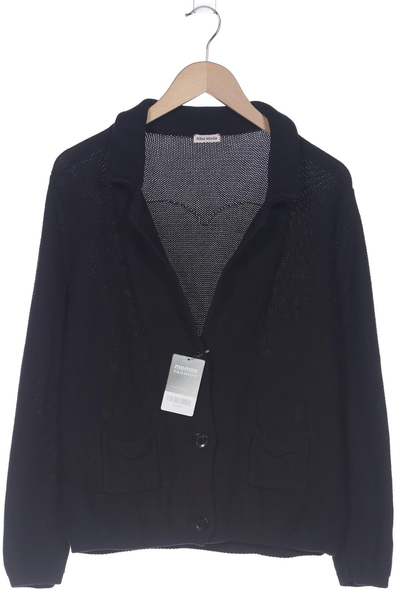 

Alba Moda Damen Strickjacke, schwarz, Gr. 44