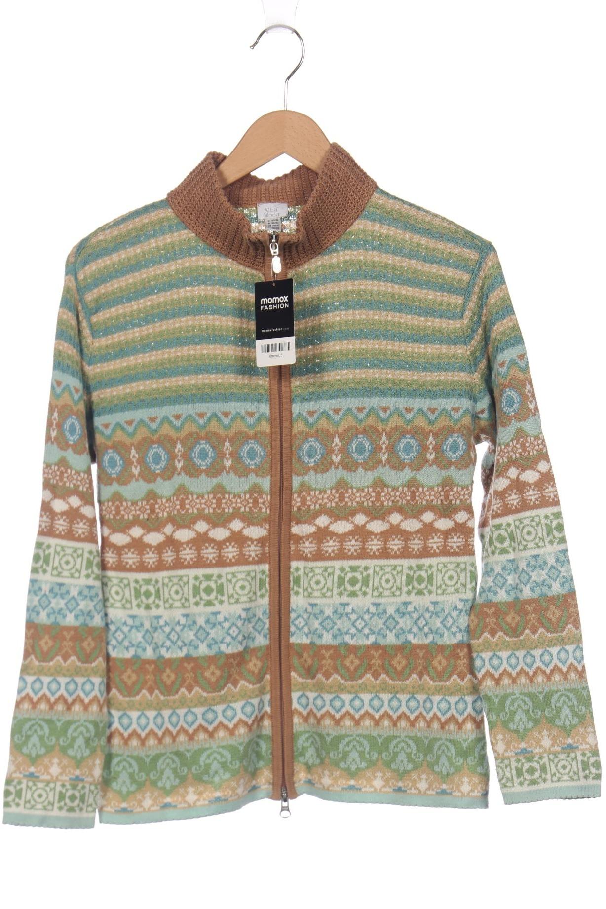 

Alba Moda Damen Strickjacke, grün, Gr. 40