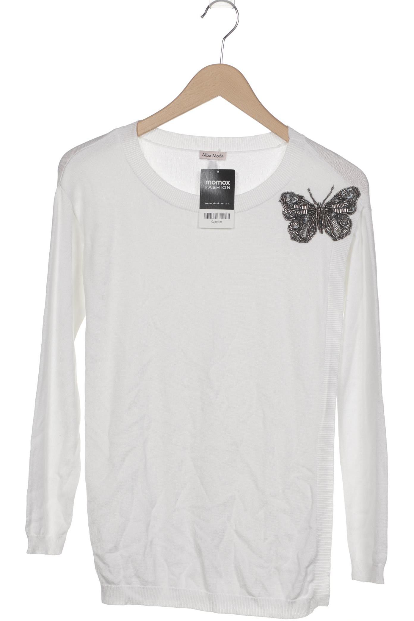 

Alba Moda Damen Pullover, weiß, Gr. 34