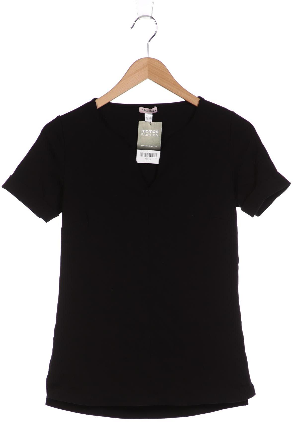 

Alba Moda Damen T-Shirt, schwarz, Gr. 36