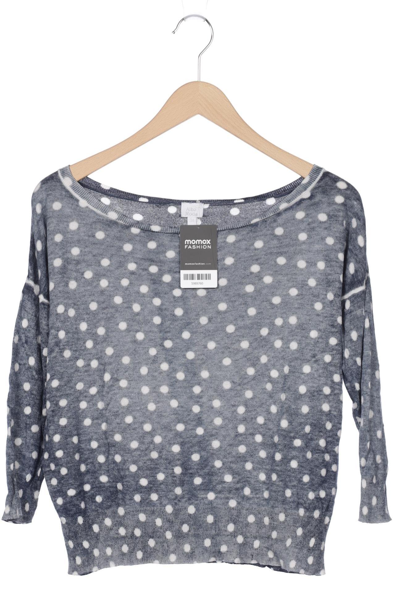 

Alba Moda Damen Pullover, blau, Gr. 34