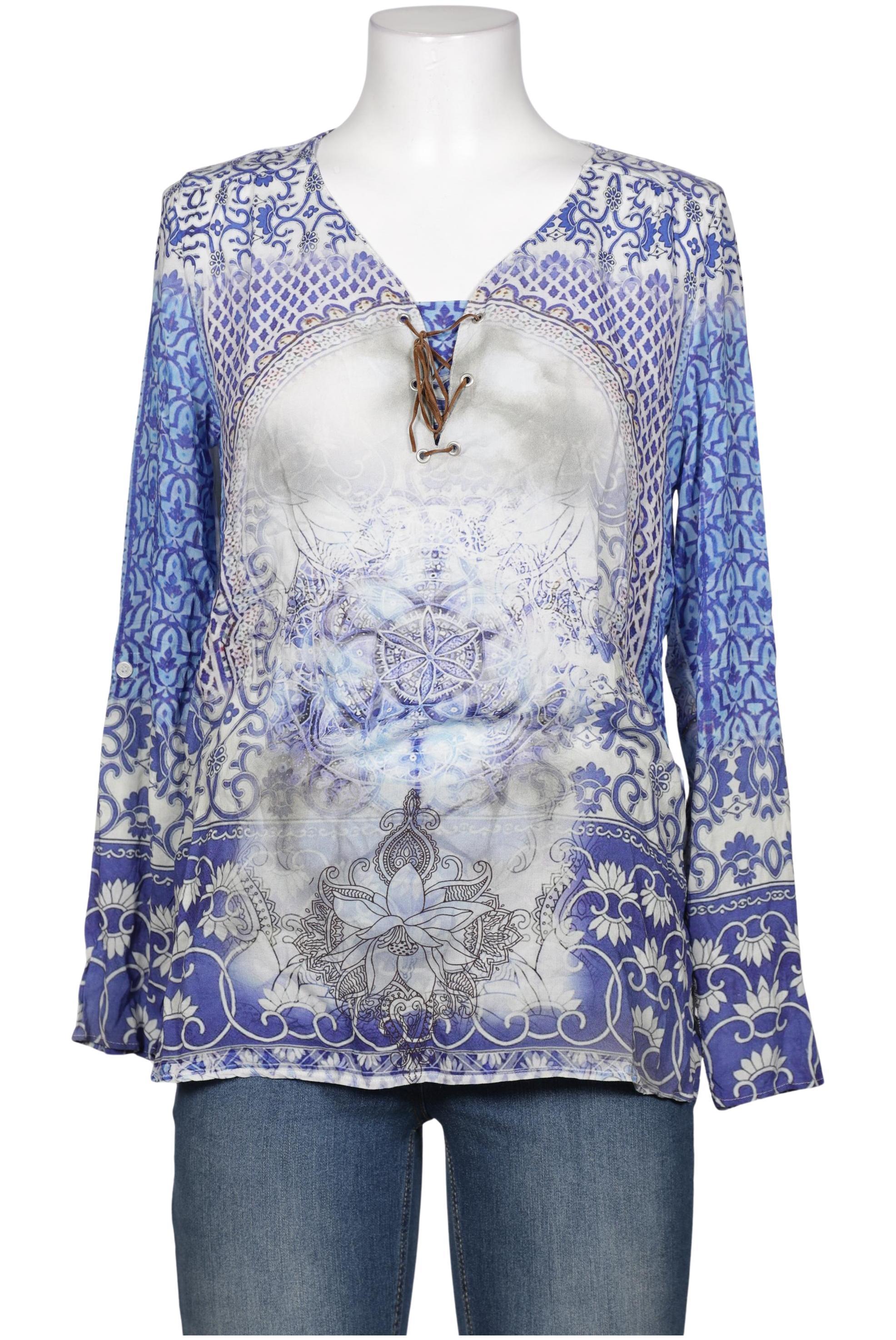 

Alba Moda Damen Bluse, blau, Gr. 40