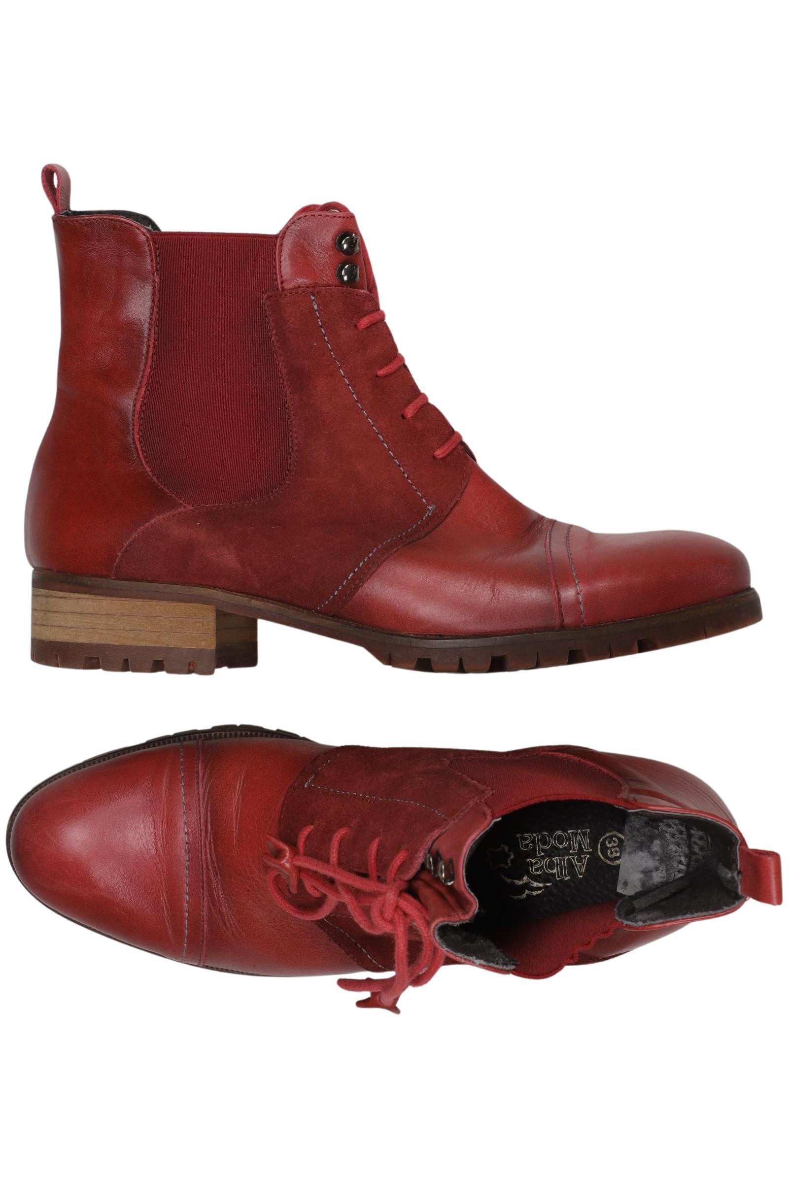

Alba Moda Damen Stiefelette, rot, Gr. 38