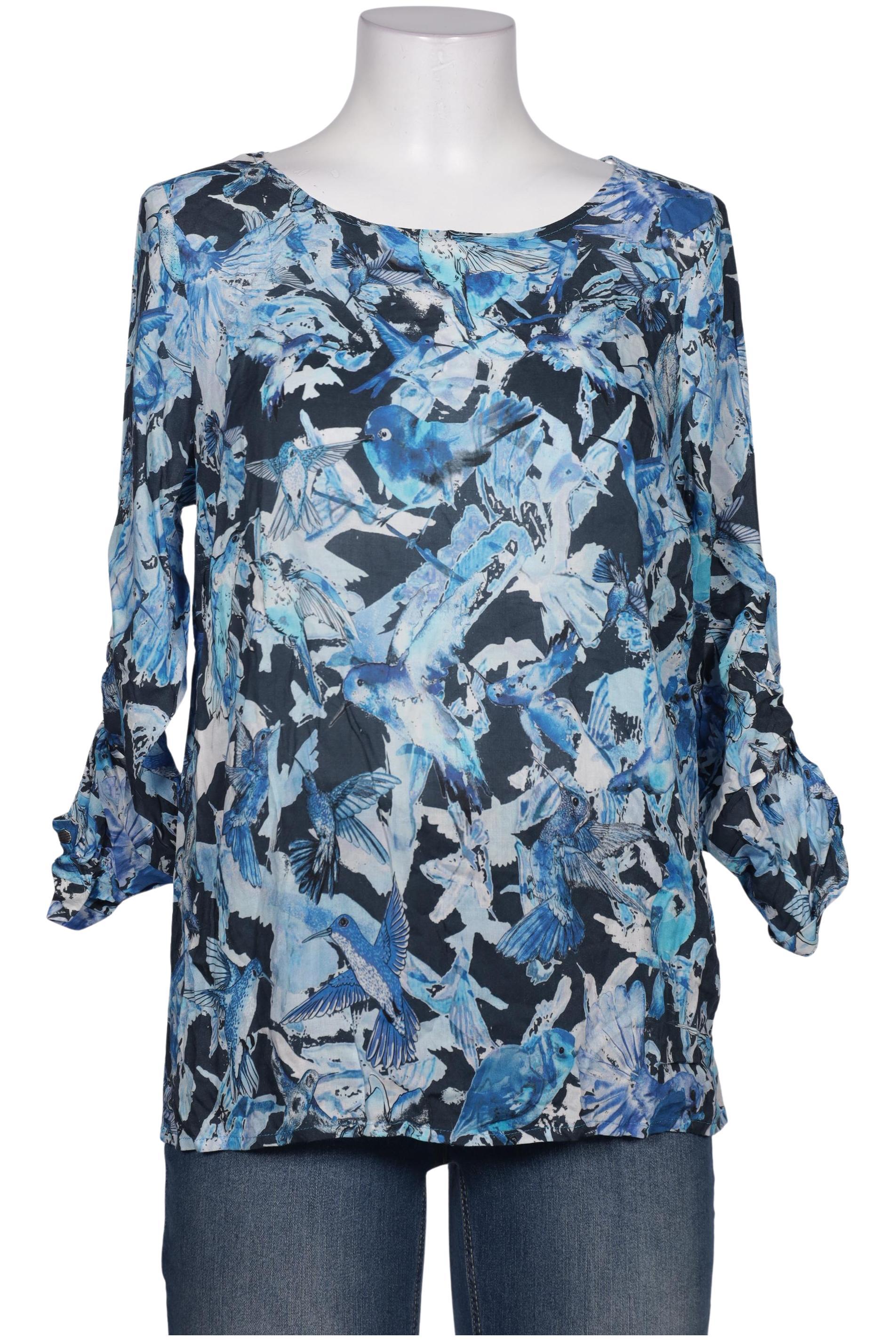 

Alba Moda Damen Bluse, blau, Gr. 40