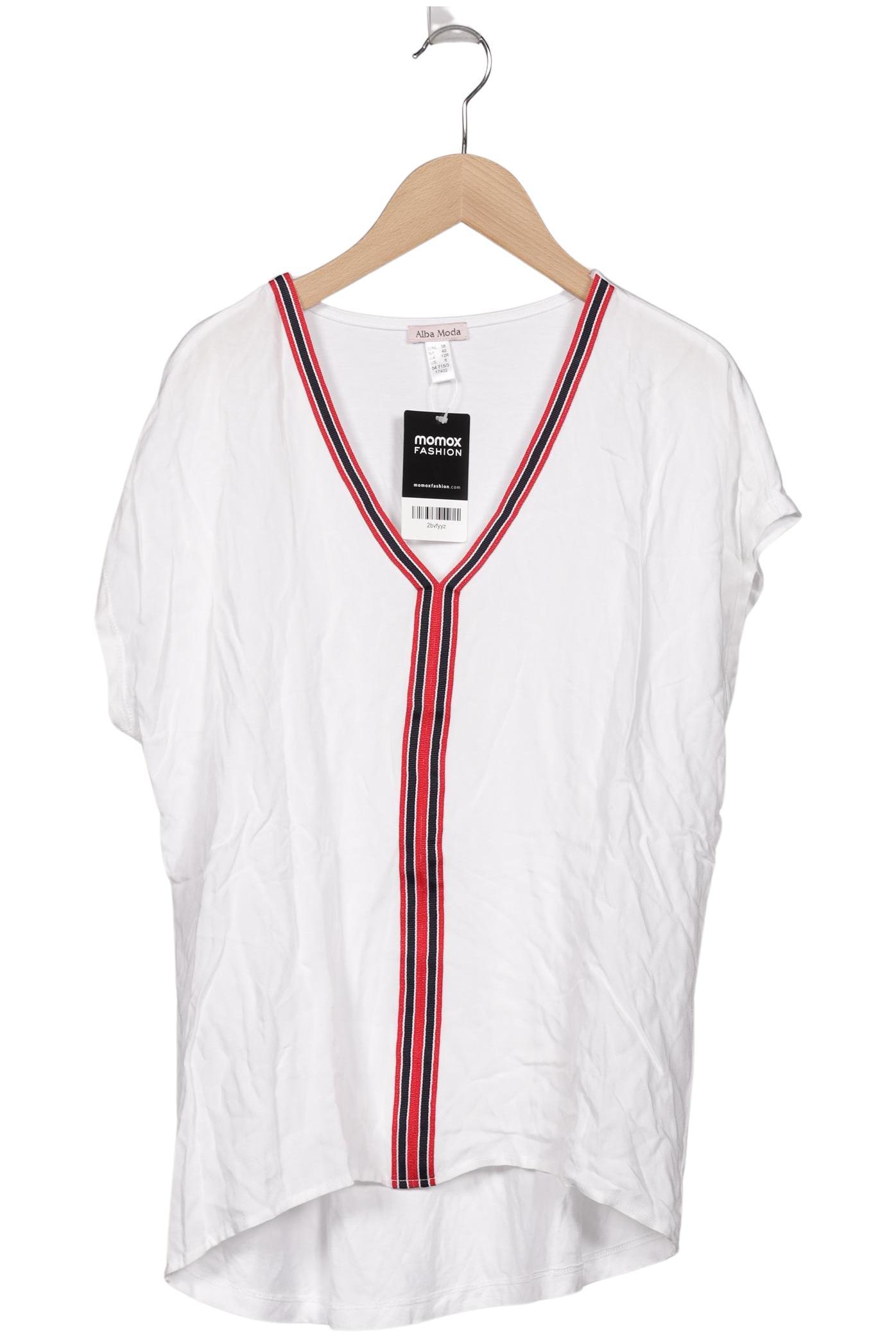 

Alba Moda Damen T-Shirt, weiß, Gr. 38