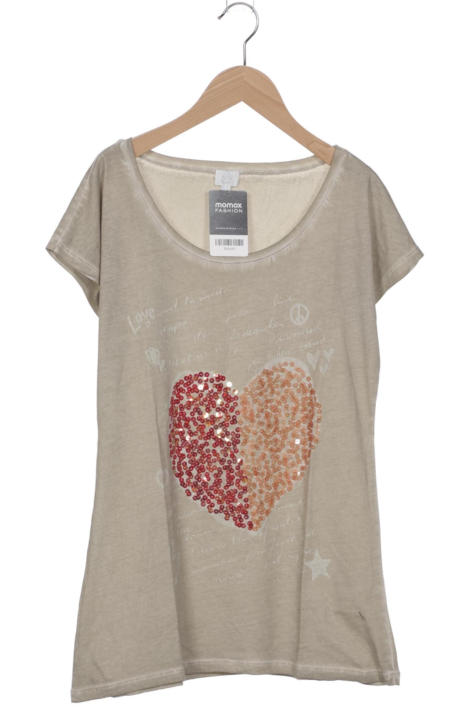 

Alba Moda Damen T-Shirt, beige, Gr. 36