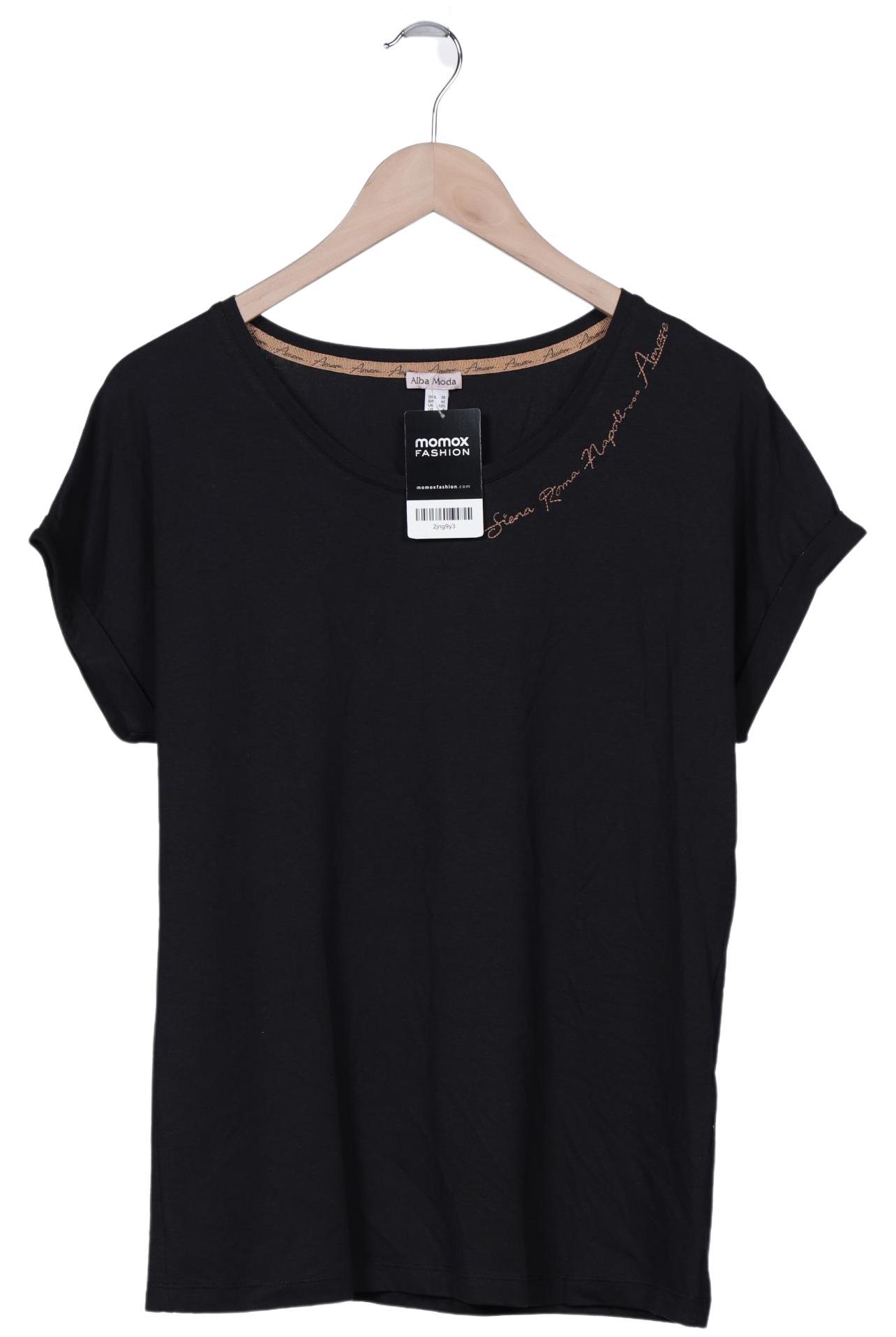 

Alba Moda Damen T-Shirt, schwarz, Gr. 38