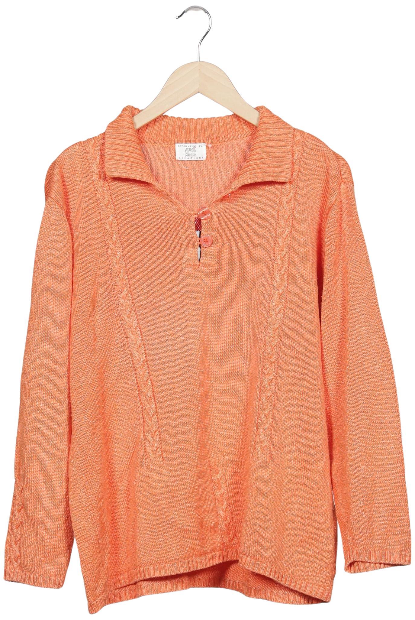 

Alba Moda Damen Pullover, orange, Gr. 48