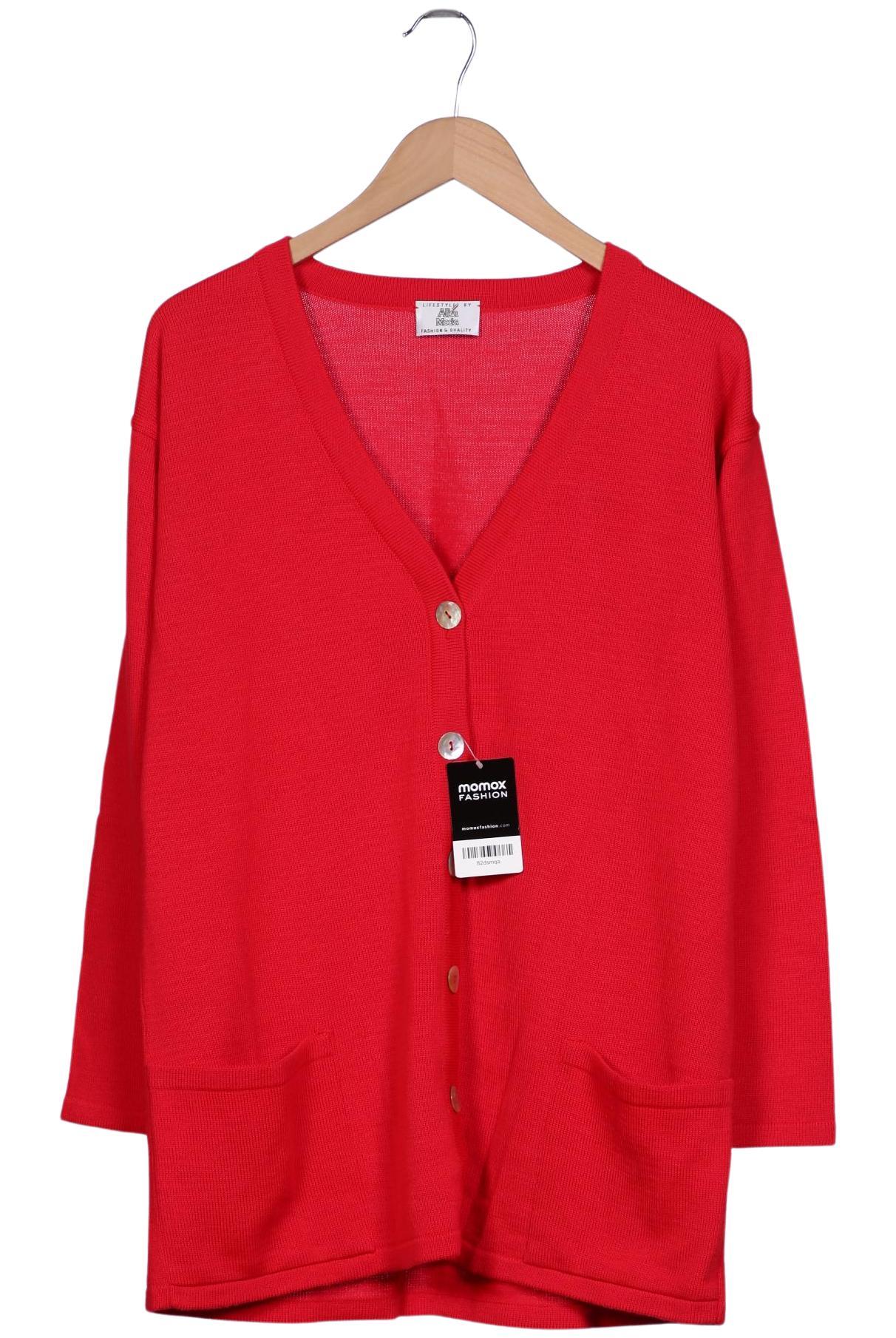 

Alba Moda Damen Strickjacke, rot, Gr. 40