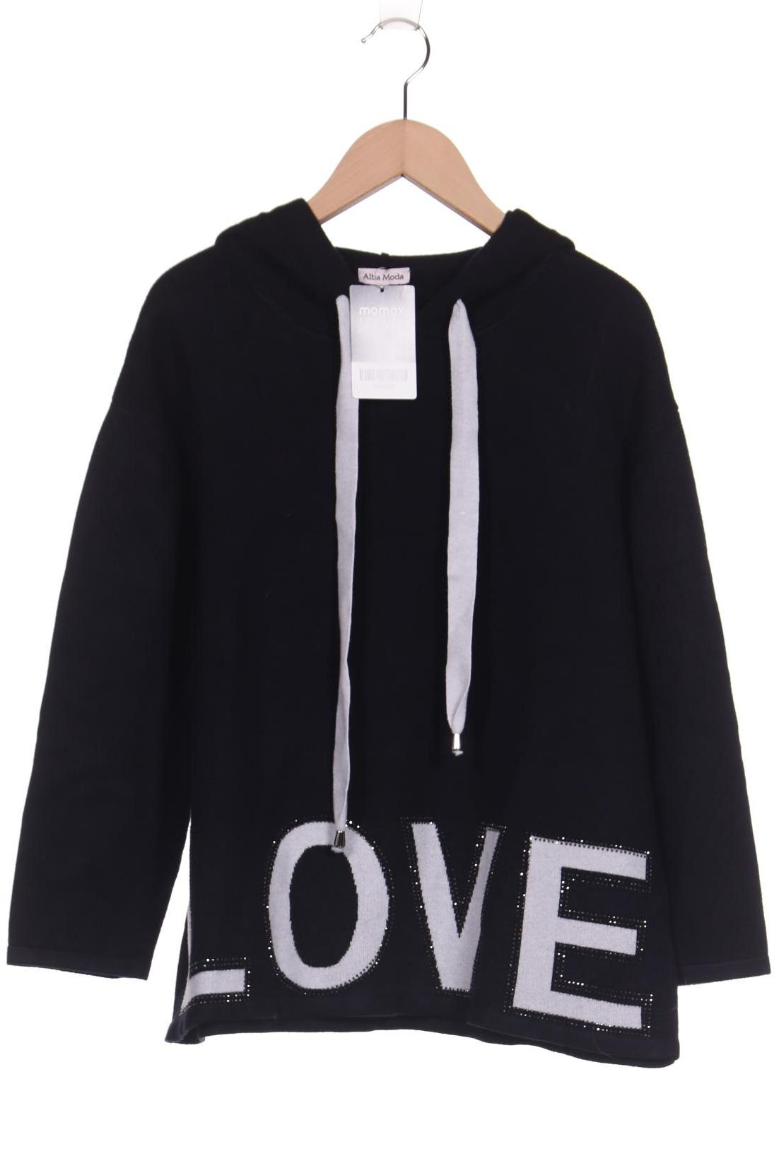 

Alba Moda Damen Kapuzenpullover, schwarz