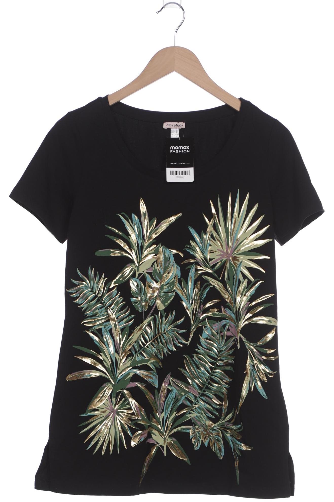 

Alba Moda Damen T-Shirt, schwarz, Gr. 36