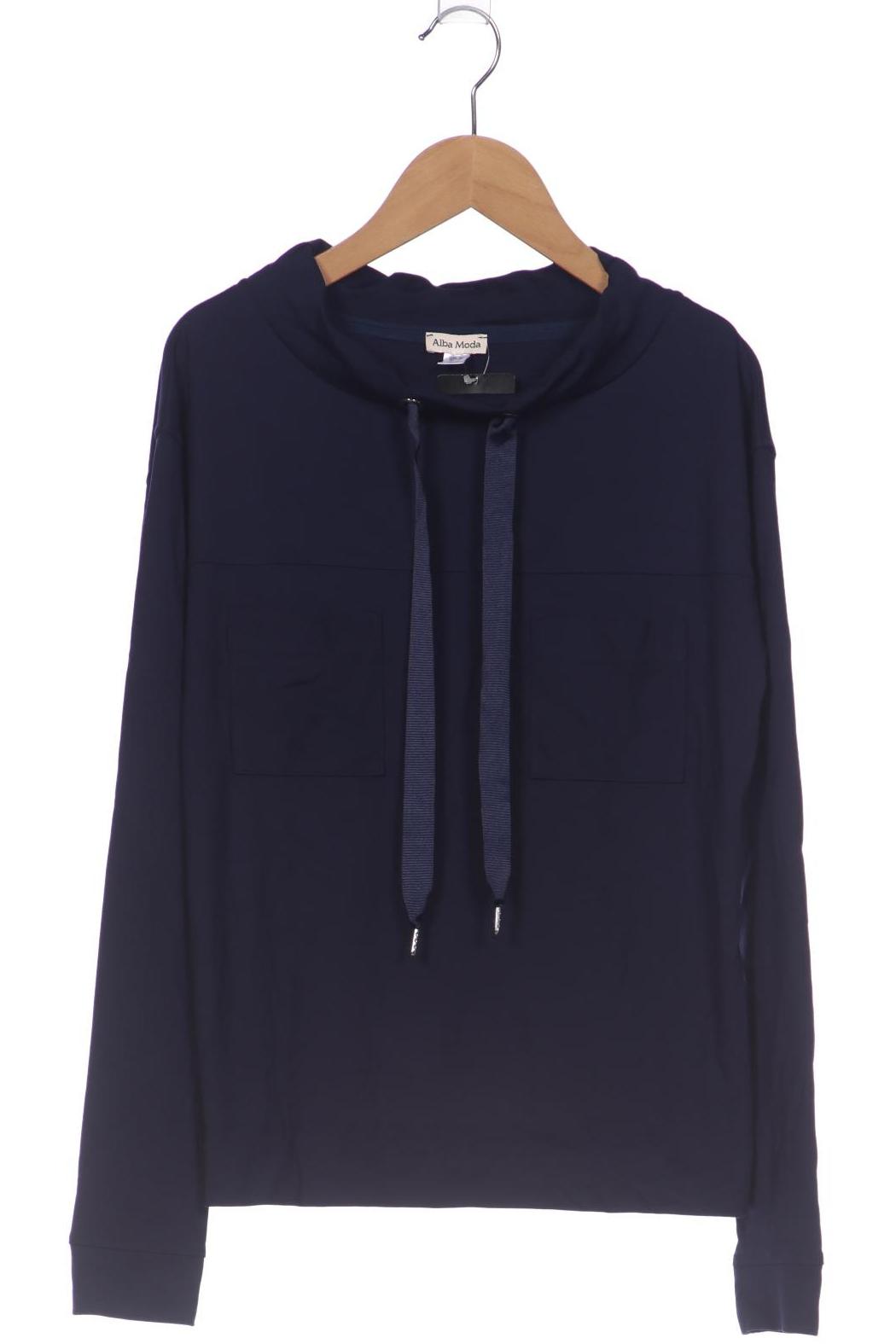 

Alba Moda Damen Langarmshirt, marineblau, Gr. 34