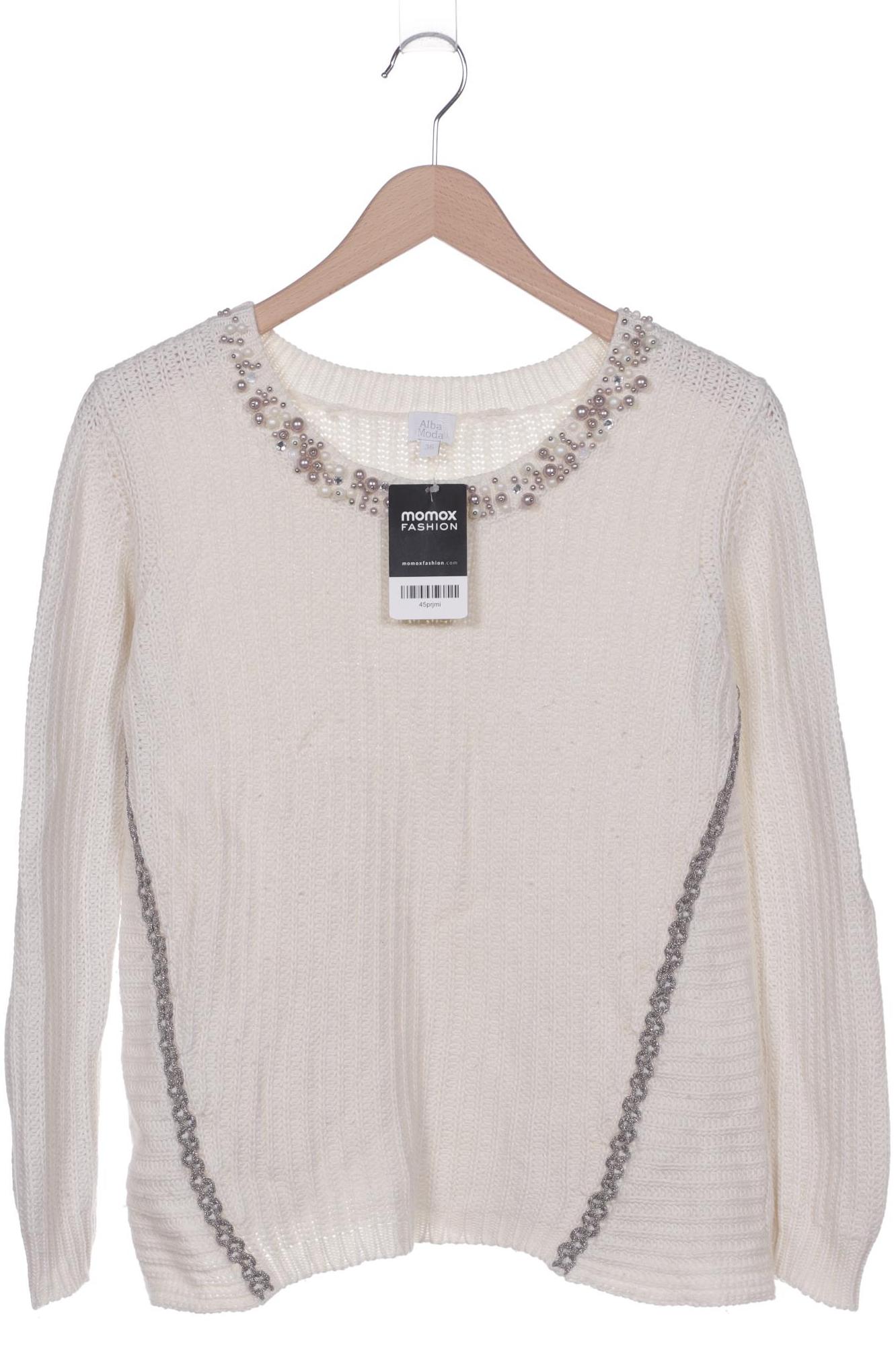 

Alba Moda Damen Pullover, cremeweiß, Gr. 36