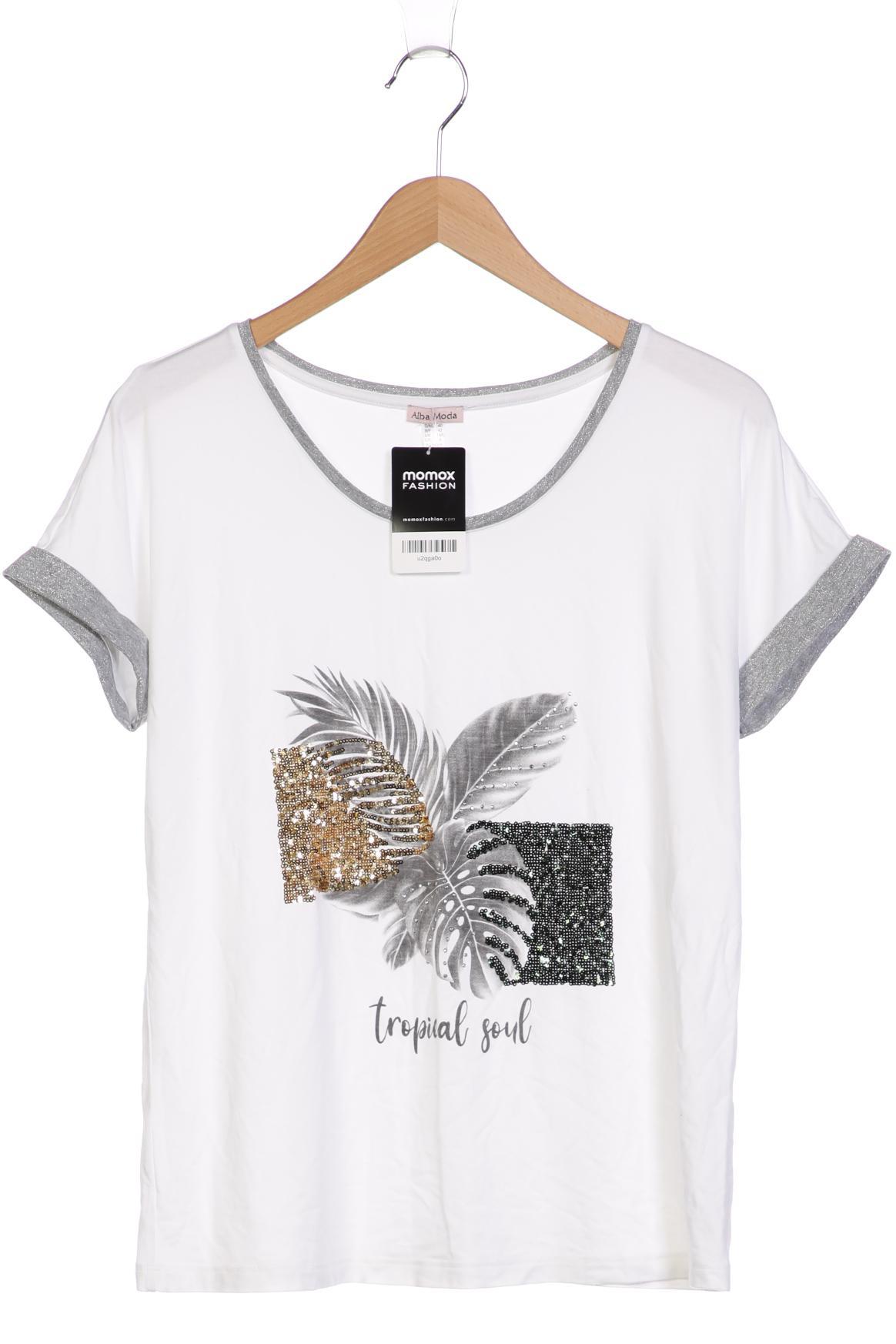 

Alba Moda Damen T-Shirt, weiß, Gr. 40